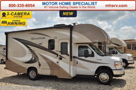 5-15-17 &lt;a href=&quot;http://www.mhsrv.com/thor-motor-coach/&quot;&gt;&lt;img src=&quot;http://www.mhsrv.com/images/sold-thor.jpg&quot; width=&quot;383&quot; height=&quot;141&quot; border=&quot;0&quot;/&gt;&lt;/a&gt;
MSRP $94,662. New 2017 Thor Motor Coach Quantum Class C RV Model GR22 with Ford E-450 chassis and a Ford Triton V-10 engine. This unit measures approximately 24 feet in length with a driver&#39;s side slide, beautiful hardwood cabinets and a cabover loft with skylight (N/A with cabover entertainment center). Options include the Platinum package which features the beautiful HD-Max, back up monitor, wheel liners and an exterior shower. Additional options include the beautiful partial paint exterior, convection microwave, single child safety tether, 12V attic vent, upgraded A/C, heated holding tanks, second auxiliary battery, valve stem extenders, keyless entry, heated remote exterior mirrors with integrated side view cameras, leatherette driver &amp; passenger chairs and a cockpit carpet mat. The Quantum Class C RV has an incredible list of standard features for 2017 as well including dash applique, power windows and locks, power patio awning with integrated LED lighting, roof ladder, in-dash media center, Onan generator, cab A/C, battery disconnect switch and a water heater. For additional information, brochures, and videos please visit Motor Home Specialist at  MHSRV .com or Call 800-335-6054. At Motor Home Specialist we DO NOT charge any prep or orientation fees like you will find at other dealerships. All sale prices include a 200 point inspection, interior and exterior wash &amp; detail of vehicle, a thorough coach orientation with an MHS technician, an RV Starter&#39;s kit, a night stay in our delivery park featuring landscaped and covered pads with full hook-ups and much more. Free airport shuttle available with purchase for out-of-town buyers. Read From THOUSANDS of Testimonials at MHSRV .com and See What They Had to Say About Their Experience at Motor Home Specialist. WHY PAY MORE?...... WHY SETTLE FOR LESS? 