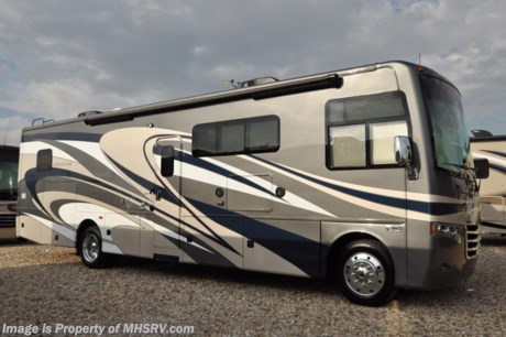 /NV 3/6/17 &lt;a href=&quot;http://www.mhsrv.com/thor-motor-coach/&quot;&gt;&lt;img src=&quot;http://www.mhsrv.com/images/sold-thor.jpg&quot; width=&quot;383&quot; height=&quot;141&quot; border=&quot;0&quot;/&gt;&lt;/a&gt; Visit MHSRV.com or Call 800-335-6054 for Upfront &amp; Every Day Low Sale Price! Family Owned &amp; Operated and the #1 Volume Selling Motor Home Dealer in the World as well as the #1 Thor Motor Coach Dealer in the World.  
&lt;object width=&quot;400&quot; height=&quot;300&quot;&gt;&lt;param name=&quot;movie&quot; value=&quot;http://www.youtube.com/v/fBpsq4hH-Ws?version=3&amp;amp;hl=en_US&quot;&gt;&lt;/param&gt;&lt;param name=&quot;allowFullScreen&quot; value=&quot;true&quot;&gt;&lt;/param&gt;&lt;param name=&quot;allowscriptaccess&quot; value=&quot;always&quot;&gt;&lt;/param&gt;&lt;embed src=&quot;http://www.youtube.com/v/fBpsq4hH-Ws?version=3&amp;amp;hl=en_US&quot; type=&quot;application/x-shockwave-flash&quot; width=&quot;400&quot; height=&quot;300&quot; allowscriptaccess=&quot;always&quot; allowfullscreen=&quot;true&quot;&gt;&lt;/embed&gt;&lt;/object&gt; 
MSRP $169,194. The New 2017 Thor Motor Coach Miramar 34.4 Model. This luxury class A gas motor home measures approximately 35 feet 10 inches in length and features 2 slides, exterior kitchen, theater seats, retractable TV and a king size bed. Options include the beautiful full body paint exterior, frameless dual pane windows and a 12V attic fan. The 2017 Thor Motor Coach Miramar also features one of the most impressive lists of standard equipment in the RV industry including a Ford Triton V-10 engine, Ford 22 Series chassis, high polished aluminum wheels, automatic leveling system with touch pad controls, power patio awning with LED lights, frameless windows, slide-out room awning toppers, heated/remote exterior mirrors with integrated side view cameras, side hinged baggage doors, headlamps with LED accent lights, heated and enclosed holding tanks, residential refrigerator, Onan generator, water heater, pass-thru storage, roof ladder, one-piece windshield, LCD back-up monitor with camera, solid wood raised panel cabinet doors, 3 burner cook top with oven, OTR microwave, bedroom TV, 50 amp service, emergency start switch, system control center, hitch, electric entrance steps, power privacy shade, soft touch vinyl ceilings, glass door shower and the RAPID CAMP remote system. Rapid Camp allows you to operate your slide-out room, generator, leveling jacks when applicable, power awning, selective lighting and more all from a touchscreen remote control. For additional coach information, brochures, window sticker, videos, photos, Miramar reviews, testimonials as well as additional information about Motor Home Specialist and our manufacturers&#39; please visit us at MHSRV .com or call 800-335-6054. At Motor Home Specialist we DO NOT charge any prep or orientation fees like you will find at other dealerships. All sale prices include a 200 point inspection, interior and exterior wash &amp; detail of vehicle, a thorough coach orientation with an MHS technician, an RV Starter&#39;s kit, a night stay in our delivery park featuring landscaped and covered pads with full hook-ups and much more. Free airport shuttle available with purchase for out-of-town buyers. WHY PAY MORE?... WHY SETTLE FOR LESS? 
&lt;object width=&quot;400&quot; height=&quot;300&quot;&gt;&lt;param name=&quot;movie&quot; value=&quot;//www.youtube.com/v/wsGkgVdi1T8?version=3&amp;amp;hl=en_US&quot;&gt;&lt;/param&gt;&lt;param name=&quot;allowFullScreen&quot; value=&quot;true&quot;&gt;&lt;/param&gt;&lt;param name=&quot;allowscriptaccess&quot; value=&quot;always&quot;&gt;&lt;/param&gt;&lt;embed src=&quot;//www.youtube.com/v/wsGkgVdi1T8?version=3&amp;amp;hl=en_US&quot; type=&quot;application/x-shockwave-flash&quot; width=&quot;400&quot; height=&quot;300&quot; allowscriptaccess=&quot;always&quot; allowfullscreen=&quot;true&quot;&gt;&lt;/embed&gt;&lt;/object&gt;