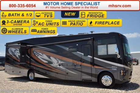 /TX 8-15-16 &lt;a href=&quot;http://www.mhsrv.com/thor-motor-coach/&quot;&gt;&lt;img src=&quot;http://www.mhsrv.com/images/sold-thor.jpg&quot; width=&quot;383&quot; height=&quot;141&quot; border=&quot;0&quot; /&gt;&lt;/a&gt;      Visit MHSRV.com or Call 800-335-6054 for Upfront &amp; Every Day Low Sale Price! &lt;object width=&quot;400&quot; height=&quot;300&quot;&gt;&lt;param name=&quot;movie&quot; value=&quot;http://www.youtube.com/v/fBpsq4hH-Ws?version=3&amp;amp;hl=en_US&quot;&gt;&lt;/param&gt;&lt;param name=&quot;allowFullScreen&quot; value=&quot;true&quot;&gt;&lt;/param&gt;&lt;param name=&quot;allowscriptaccess&quot; value=&quot;always&quot;&gt;&lt;/param&gt;&lt;embed src=&quot;http://www.youtube.com/v/fBpsq4hH-Ws?version=3&amp;amp;hl=en_US&quot; type=&quot;application/x-shockwave-flash&quot; width=&quot;400&quot; height=&quot;300&quot; allowscriptaccess=&quot;always&quot; allowfullscreen=&quot;true&quot;&gt;&lt;/embed&gt;&lt;/object&gt; 
MSRP $202,013. The all new 2017 Bath &amp; 1/2 Outlaw 38RE Residence Edition measures approximately 39 feet 11 inches in length and is unlike any other class A motor home on the market today. From it&#39;s unmistakable vaulted living room and galley ceilings that provide an approximate 8&#39; shower height to it&#39;s almost 9&#39; Cathedral style bedroom ceiling with drop down ceiling fan! The master bedroom is further highlighted by an elevated window with power shade at the foot of the king size bed creating the only &quot;Starlight&quot; window in the industry. The ceilings, however, are just a small part of what makes the Outlaw Residence Edition such an amazing motor home. You can walk through the master bedroom and rear half bath out onto the only above ground patio deck on a class A motor home floor plan available today. The patio is also head and shoulders above the norm featuring a massive LED TV, sound bar, sink, gas grill, exterior refrigerator, rear patio awning and even a set of rear steps for access to and from the patio without having to walk through the motor home! All of the exterior kitchen and entertainment amenities are easily secured by the 38RE&#39;s roll down metal storage door with lock. Options include the beautiful full body paint and frameless dual pane windows. The 38RE also features an electric side &amp; rear patio awnings and second exterior LED TV. But the unique and residential features don&#39;t stop there. You will also find perhaps the largest booth/sleeper in the industry, a sofa with sleeper, a power drop-down cabover loft, a residential refrigerator, pre-plumbing for either a stack or combo washer/dryer and a large LED living room TV with easy viewing even when the slide-out rooms are in. The 38RE rides on the industry leading Ford 26,000lb chassis w/8,000lb. hitch, has beautiful high polished aluminum wheels and an unbelievable 158 cu. ft. of exterior storage and 150 gallons of fresh water tank capacity for extended tail-gating and dry-camping capabilities! You will also find, not only, two roof A/C units, but a third wall mount A/C unit in bedroom, swivel front seats with extra table, frameless windows, 3-camera monitoring system, LED ceiling lighting, solid surface kitchen counter &amp; table, Denver Mattress&#174;, LED TV in master bedroom, power charging center, an 1800 watt inverter, Rapid Camp™ wireless coach control system and much more! For additional Outlaw information, brochures, window sticker, videos, photos, reviews, testimonials as well as additional information about Motor Home Specialist and our manufacturers&#39; please visit us at MHSRV .com or call 800-335-6054. At Motor Home Specialist we DO NOT charge any prep or orientation fees like you will find at other dealerships. All sale prices include a 200 point inspection, interior and exterior wash &amp; detail of vehicle, a thorough coach orientation with an MHS technician, an RV Starter&#39;s kit, a night stay in our delivery park featuring landscaped and covered pads with full hookups and much more. Free airport shuttle available with purchase for out-of-town buyers. WHY PAY MORE?... WHY SETTLE FOR LESS?  