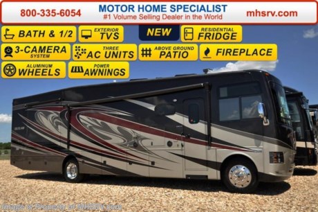 /TX 9/26/16 &lt;a href=&quot;http://www.mhsrv.com/thor-motor-coach/&quot;&gt;&lt;img src=&quot;http://www.mhsrv.com/images/sold-thor.jpg&quot; width=&quot;383&quot; height=&quot;141&quot; border=&quot;0&quot;/&gt;&lt;/a&gt; Visit MHSRV.com or Call 800-335-6054 for Upfront &amp; Every Day Low Sale Price! &lt;object width=&quot;400&quot; height=&quot;300&quot;&gt;&lt;param name=&quot;movie&quot; value=&quot;http://www.youtube.com/v/fBpsq4hH-Ws?version=3&amp;amp;hl=en_US&quot;&gt;&lt;/param&gt;&lt;param name=&quot;allowFullScreen&quot; value=&quot;true&quot;&gt;&lt;/param&gt;&lt;param name=&quot;allowscriptaccess&quot; value=&quot;always&quot;&gt;&lt;/param&gt;&lt;embed src=&quot;http://www.youtube.com/v/fBpsq4hH-Ws?version=3&amp;amp;hl=en_US&quot; type=&quot;application/x-shockwave-flash&quot; width=&quot;400&quot; height=&quot;300&quot; allowscriptaccess=&quot;always&quot; allowfullscreen=&quot;true&quot;&gt;&lt;/embed&gt;&lt;/object&gt; 
MSRP $202,013. The all new 2017 Bath &amp; 1/2 Outlaw 38RE Residence Edition measures approximately 39 feet 11 inches in length and is unlike any other class A motor home on the market today. From it&#39;s unmistakable vaulted living room and galley ceilings that provide an approximate 8&#39; shower height to it&#39;s almost 9&#39; Cathedral style bedroom ceiling with drop down ceiling fan! The master bedroom is further highlighted by an elevated window with power shade at the foot of the king size bed creating the only &quot;Starlight&quot; window in the industry. The ceilings, however, are just a small part of what makes the Outlaw Residence Edition such an amazing motor home. You can walk through the master bedroom and rear half bath out onto the only above ground patio deck on a class A motor home floor plan available today. The patio is also head and shoulders above the norm featuring a massive LED TV, sound bar, sink, gas grill, exterior refrigerator, rear patio awning and even a set of rear steps for access to and from the patio without having to walk through the motor home! All of the exterior kitchen and entertainment amenities are easily secured by the 38RE&#39;s roll down metal storage door with lock. Options include the beautiful full body paint and frameless dual pane windows. The 38RE also features an electric side &amp; rear patio awnings and second exterior LED TV. But the unique and residential features don&#39;t stop there. You will also find perhaps the largest booth/sleeper in the industry, a sofa with sleeper, a power drop-down cabover loft, a residential refrigerator, pre-plumbing for either a stack or combo washer/dryer and a large LED living room TV with easy viewing even when the slide-out rooms are in. The 38RE rides on the industry leading Ford 26,000lb chassis w/8,000lb. hitch, has beautiful high polished aluminum wheels and an unbelievable 158 cu. ft. of exterior storage and 150 gallons of fresh water tank capacity for extended tail-gating and dry-camping capabilities! You will also find, not only, two roof A/C units, but a third wall mount A/C unit in bedroom, swivel front seats with extra table, frameless windows, 3-camera monitoring system, LED ceiling lighting, solid surface kitchen counter &amp; table, Denver Mattress&#174;, LED TV in master bedroom, power charging center, an 1800 watt inverter, Rapid Camp™ wireless coach control system and much more! For additional Outlaw information, brochures, window sticker, videos, photos, reviews, testimonials as well as additional information about Motor Home Specialist and our manufacturers&#39; please visit us at MHSRV .com or call 800-335-6054. At Motor Home Specialist we DO NOT charge any prep or orientation fees like you will find at other dealerships. All sale prices include a 200 point inspection, interior and exterior wash &amp; detail of vehicle, a thorough coach orientation with an MHS technician, an RV Starter&#39;s kit, a night stay in our delivery park featuring landscaped and covered pads with full hookups and much more. Free airport shuttle available with purchase for out-of-town buyers. WHY PAY MORE?... WHY SETTLE FOR LESS?  
