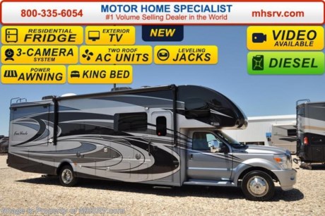 /NV 9/26/16 &lt;a href=&quot;http://www.mhsrv.com/thor-motor-coach/&quot;&gt;&lt;img src=&quot;http://www.mhsrv.com/images/sold-thor.jpg&quot; width=&quot;383&quot; height=&quot;141&quot; border=&quot;0&quot;/&gt;&lt;/a&gt; Visit MHSRV.com or Call 800-335-6054 for Upfront &amp; Every Day Low Sale Price! Family Owned &amp; Operated and the #1 Volume Selling Motor Home Dealer in the World as well as the #1 Thor Motor Coach Dealer in the World. MSRP $178,704. New 2017 Thor Motor Coach 35SK Super C model motor home with 2 slides. This unit is approximately 36 feet 2 inches in length and is powered by a powerful 300 HP Powerstroke 6.7L diesel engine with 660 lb. ft. of torque. It rides on a Ford F-550 XLT chassis with a 6-speed automatic transmission and boast a 10,000 lb. hitch, extreme duty 4 wheel ABS disc brakes and an electronic brake controller integrated into the dash. Options include the beautiful full body paint exterior, power attic fan and dual child safety tethers. The 2017 Four Winds Super C also features an exterior entertainment center, generator, dual roof air conditioners, power patio awning, one-touch automatic leveling system, residential refrigerator, microwave, solid surface countertop, touch screen AM/FM/CD/MP3 player, back-up monitor with side view cameras, remote heated exterior mirrors, power windows and locks, fiberglass running boards, soft touch ceilings, heavy duty ball bearing drawer guides, bedroom TV, inverter and heated holding tanks. For additional coach information, brochures, window sticker, videos, photos, Four Winds reviews, testimonials as well as additional information about Motor Home Specialist and our manufacturers&#39; please visit us at MHSRV .com or call 800-335-6054. At Motor Home Specialist we DO NOT charge any prep or orientation fees like you will find at other dealerships. All sale prices include a 200 point inspection, interior and exterior wash &amp; detail of vehicle, a thorough coach orientation with an MHS technician, an RV Starter&#39;s kit, a night stay in our delivery park featuring landscaped and covered pads with full hook-ups and much more. Free airport shuttle available with purchase for out-of-town buyers. WHY PAY MORE?... WHY SETTLE FOR LESS?  &lt;object width=&quot;400&quot; height=&quot;300&quot;&gt;&lt;param name=&quot;movie&quot; value=&quot;//www.youtube.com/v/VZXdH99Xe00?hl=en_US&amp;amp;version=3&quot;&gt;&lt;/param&gt;&lt;param name=&quot;allowFullScreen&quot; value=&quot;true&quot;&gt;&lt;/param&gt;&lt;param name=&quot;allowscriptaccess&quot; value=&quot;always&quot;&gt;&lt;/param&gt;&lt;embed src=&quot;//www.youtube.com/v/VZXdH99Xe00?hl=en_US&amp;amp;version=3&quot; type=&quot;application/x-shockwave-flash&quot; width=&quot;400&quot; height=&quot;300&quot; allowscriptaccess=&quot;always&quot; allowfullscreen=&quot;true&quot;&gt;&lt;/embed&gt;&lt;/object&gt; 