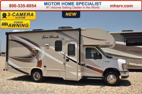 /TX 12/5/16 &lt;a href=&quot;http://www.mhsrv.com/thor-motor-coach/&quot;&gt;&lt;img src=&quot;http://www.mhsrv.com/images/sold-thor.jpg&quot; width=&quot;383&quot; height=&quot;141&quot; border=&quot;0&quot;/&gt;&lt;/a&gt;   Visit MHSRV.com or Call 800-335-6054 for Upfront &amp; Every Day Low Sale Price! #1 Volume Selling Motor Home Dealer in the World. MSRP $87,067. New 2017 Thor Motor Coach Four Winds Class C RV Model 22B with Ford E-450 chassis, Ford Triton V-10 engine &amp; 8,000 lb. trailer hitch. This unit measures approximately 24 feet in length. Optional equipment includes the all new HD-Max exterior color, convection microwave, leatherette booth dinette, child safety tether, 12V attic fan, upgraded A/C, outside shower, heated holding tanks, second auxiliary battery, wheel liners, keyless cab entry, valve stem extenders, spare tire, back-up monitor, remote exterior mirrors with side cameras, leatherette driver/passenger seats, cockpit carpet mat and dash applique. The Four Winds Class C RV has an incredible list of standard features for 2017 as well including power windows and locks, power patio awning with integrated LED lighting, roof ladder, in-dash media center w/DVD/CD/AM/FM &amp; Bluetooth, deluxe exterior mirrors, bunk ladder, refrigerator, microwave, flip-up counter-top extension, large TV in cab-over, Onan generator, auto transfer switch, roof A/C, cab A/C, battery disconnect switch, auxiliary battery, water heater and much more. For additional information, brochures, and videos please visit Motor Home Specialist at  MHSRV .com or Call 800-335-6054. At Motor Home Specialist we DO NOT charge any prep or orientation fees like you will find at other dealerships. All sale prices include a 200 point inspection, interior and exterior wash &amp; detail of vehicle, a thorough coach orientation with an MHS technician, an RV Starter&#39;s kit, a night stay in our delivery park featuring landscaped and covered pads with full hook-ups and much more. Free airport shuttle available with purchase for out-of-town buyers. Read From THOUSANDS of Testimonials at MHSRV .com and See What They Had to Say About Their Experience at Motor Home Specialist. WHY PAY MORE?...... WHY SETTLE FOR LESS? 
