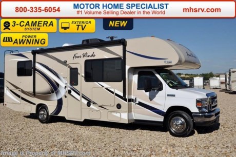 /CA 9/26/16 &lt;a href=&quot;http://www.mhsrv.com/thor-motor-coach/&quot;&gt;&lt;img src=&quot;http://www.mhsrv.com/images/sold-thor.jpg&quot; width=&quot;383&quot; height=&quot;141&quot; border=&quot;0&quot;/&gt;&lt;/a&gt; Visit MHSRV.com or Call 800-335-6054 for Upfront &amp; Every Day Low Sale Price! #1 Volume Selling Motor Home Dealer in the World. MSRP $102,224. New 2017 Thor Motor Coach Four Winds Class C RV Model 28Z with Ford E-450 chassis, Ford Triton V-10 engine &amp; 8,000 lb. trailer hitch. This unit measures approximately 29 feet 11 inches in length with a slide. Optional equipment includes the beautiful HD-Max exterior color, bedroom TV, exterior TV, convection microwave, leatherette sofa, leatherette booth dinette, child safety tether, 12V attic fan, upgraded A/C, exterior shower, secondary battery, spare tire, heated remote exterior mirrors with side cameras, power drivers seat, leatherette driver/passenger chairs, cockpit carpet mat and dash applique. The Four Winds Class C RV has an incredible list of standard features for 2017 as well including power windows and locks, power patio awning with integrated LED lighting, roof ladder, in-dash media center w/DVD/CD/AM/FM, deluxe exterior mirrors, bunk ladder, refrigerator, oven, skylight above shower, Onan generator, auto transfer switch, roof A/C, cab A/C, battery disconnect switch, auxiliary battery,  water heater and much more. For additional information, brochures, and videos please visit Motor Home Specialist at  MHSRV .com or Call 800-335-6054. At Motor Home Specialist we DO NOT charge any prep or orientation fees like you will find at other dealerships. All sale prices include a 200 point inspection, interior and exterior wash &amp; detail of vehicle, a thorough coach orientation with an MHS technician, an RV Starter&#39;s kit, a night stay in our delivery park featuring landscaped and covered pads with full hook-ups and much more. Free airport shuttle available with purchase for out-of-town buyers. Read From THOUSANDS of Testimonials at MHSRV .com and See What They Had to Say About Their Experience at Motor Home Specialist. WHY PAY MORE?...... WHY SETTLE FOR LESS? 