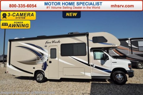 /TX 8/22/16 &lt;a href=&quot;http://www.mhsrv.com/thor-motor-coach/&quot;&gt;&lt;img src=&quot;http://www.mhsrv.com/images/sold-thor.jpg&quot; width=&quot;383&quot; height=&quot;141&quot; border=&quot;0&quot; /&gt;&lt;/a&gt;  Visit MHSRV.com or Call 800-335-6054 for Upfront &amp; Every Day Low Sale Price! #1 Volume Selling Motor Home Dealer in the World. MSRP $94,635. New 2017 Thor Motor Coach Four Winds Class C RV Model 26B with Ford E-450 chassis, Ford Triton V-10 engine &amp; 8,000 lb. trailer hitch. This unit measures approximately 27 feet 6 inches in length with a slide. Optional equipment includes the beautiful HD-Max exterior, bedroom TV, convection microwave, leatherette sofa, leatherette booth dinette, child safety tether, attic fan, upgraded A/C, exterior shower, heated holding tanks, second auxiliary battery, wheel liners, keyless cab entry, valve stem extenders, spare tire kit, back up monitor, heated remote exterior mirrors with side cameras, leatherette driver/passenger seats, cockpit carpet mat and dash applique. The Four Winds Class C RV has an incredible list of standard features for 2017 as well including power windows and locks, power patio awning with integrated LED lighting, roof ladder, in-dash media center w/DVD/CD/AM/FM, deluxe exterior mirrors, bunk ladder, refrigerator, large TV on swivel in cab-over, skylight above shower, Onan generator, auto transfer switch, roof A/C, cab A/C, battery disconnect switch, auxiliary battery, water heater and much more. For additional information, brochures, and videos please visit Motor Home Specialist at  MHSRV .com or Call 800-335-6054. At Motor Home Specialist we DO NOT charge any prep or orientation fees like you will find at other dealerships. All sale prices include a 200 point inspection, interior and exterior wash &amp; detail of vehicle, a thorough coach orientation with an MHS technician, an RV Starter&#39;s kit, a night stay in our delivery park featuring landscaped and covered pads with full hook-ups and much more. Free airport shuttle available with purchase for out-of-town buyers. Read From THOUSANDS of Testimonials at MHSRV .com and See What They Had to Say About Their Experience at Motor Home Specialist. WHY PAY MORE?...... WHY SETTLE FOR LESS? 