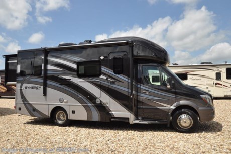 /TX 10-10-16 &lt;a href=&quot;http://www.mhsrv.com/thor-motor-coach/&quot;&gt;&lt;img src=&quot;http://www.mhsrv.com/images/sold-thor.jpg&quot; width=&quot;383&quot; height=&quot;141&quot; border=&quot;0&quot;/&gt;&lt;/a&gt;   Family Owned &amp; Operated and the #1 Volume Selling Motor Home Dealer in the World as well as the #1 Thor Motor Coach Dealer in the World. MSRP $137,283. New 2017 Thor Motor Coach Synergy Sprinter Diesel. Model SP24. This RV measures approximately 24 ft. 10 in. in length &amp; features a 2 slide-out rooms, sofa with sleeper and a cab-over loft. Optional equipment includes the beautiful high gloss hardwood, amazing full body paint exterior, 12V attic fan, A/C with heat pump, diesel generator, heated holding tanks, second auxiliary battery, electric stabilizing system and side cameras. The all new 2017 Synergy Sprinter features a bedroom TV, exterior TV, hitch, side-hinged slab compartment doors, power patio awning with LED lighting, exterior shower, back up monitor, deluxe heated remote exterior mirrors, swivel captain&#39;s chairs, keyless entry system, spare tire, roller shades, full extension metal ball-bearing drawer guides, convection microwave, solid surface kitchen countertop, water heater &amp; much more. For additional coach information, brochures, window sticker, videos, photos, reviews, testimonials as well as additional information about Motor Home Specialist and our manufacturers&#39; please visit us at MHSRV .com or call 800-335-6054. At Motor Home Specialist we DO NOT charge any prep or orientation fees like you will find at other dealerships. All sale prices include a 200 point inspection, interior and exterior wash &amp; detail of vehicle, a thorough coach orientation with an MHS technician, an RV Starter&#39;s kit, a night stay in our delivery park featuring landscaped and covered pads with full hook-ups and much more. Free airport shuttle available with purchase for out-of-town buyers. WHY PAY MORE?... WHY SETTLE FOR LESS? 