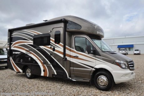 /WA 1/23/17 &lt;a href=&quot;http://www.mhsrv.com/thor-motor-coach/&quot;&gt;&lt;img src=&quot;http://www.mhsrv.com/images/sold-thor.jpg&quot; width=&quot;383&quot; height=&quot;141&quot; border=&quot;0&quot;/&gt;&lt;/a&gt;     Family Owned &amp; Operated and the #1 Volume Selling Motor Home Dealer in the World as well as the #1 Thor Motor Coach Dealer in the World. MSRP $137,095. New 2017 Thor Motor Coach Synergy Sprinter Diesel. Model SD24. This RV measures approximately 24 ft. 10 in. in length &amp; features a 2 slide-out rooms, electric stabilizing system, booth dinette and a cab-over loft. Optional equipment includes the beautiful high gloss hardwood, amazing full body paint exterior, 12V attic fan, A/C with heat pump, diesel generator, heated holding tanks, second auxiliary battery and side cameras. The all new 2017 Synergy Sprinter features a bedroom TV, exterior TV, hitch, side-hinged slab compartment doors, power patio awning with LED lighting, exterior shower, back up monitor, deluxe heated remote exterior mirrors, swivel captain&#39;s chairs, keyless entry system, spare tire, roller shades, full extension metal ball-bearing drawer guides, convection microwave, solid surface kitchen countertop, water heater &amp; much more. For additional coach information, brochures, window sticker, videos, photos, reviews, testimonials as well as additional information about Motor Home Specialist and our manufacturers&#39; please visit us at MHSRV .com or call 800-335-6054. At Motor Home Specialist we DO NOT charge any prep or orientation fees like you will find at other dealerships. All sale prices include a 200 point inspection, interior and exterior wash &amp; detail of vehicle, a thorough coach orientation with an MHS technician, an RV Starter&#39;s kit, a night stay in our delivery park featuring landscaped and covered pads with full hook-ups and much more. Free airport shuttle available with purchase for out-of-town buyers. WHY PAY MORE?... WHY SETTLE FOR LESS? 