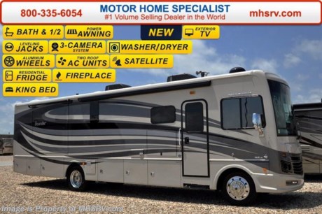 /TX 6-8-16 &lt;a href=&quot;http://www.mhsrv.com/fleetwood-rvs/&quot;&gt;&lt;img src=&quot;http://www.mhsrv.com/images/sold-fleetwood.jpg&quot; width=&quot;383&quot; height=&quot;141&quot; border=&quot;0&quot;/&gt;&lt;/a&gt;
Family owned &amp; operated with upfront pricing everyday! MSRP $187,123. New 2017 Fleetwood Bounder RV for sale at Motor Home Specialist, the #1 Volume Selling Motor Home Dealership in the World. The 35K measures approximately 36ft. 3in. in length and is highlighted by 2 slide-out rooms, bath &amp; 1/2 and a large LED TV. New standard features for the 2017 Bounder include a residential refrigerator, clear front mask, exterior entertainment center, electric fireplace, gravity fill, auto generator start, driver &amp; passenger center table, roller shades, solid surface counter top in the bathroom, enhanced window treatments, enclosed interior control center, stainless steel convection microwave and enhanced composite tile floor throughout. This beautiful RV includes the LX Package which features a king size memory foam mattress, 7KW generator, undercarriage lighting, 50 amp power cord reel, chrome exterior mirrors, chrome luggage door handles and a heat pump. Additional options includes a washer/dryer, Hide-A-Loft, rear ladder and a Winegard DSS System. Just a few of the additional highlights found in the Fleetwood Bounder include a powerful Ford V-10 6.8L engine, Tuff-Coat solid fiberglass siding, enhanced furniture styling, deluxe awning, automatic leveling jacks, electric entry step, remote mirrors w/camera, dual roof A/C and much more. For additional coach information, brochure, window sticker, videos, photos, Fleetwood RV reviews, testimonials, additional information about Motor Home Specialist and *what makes us #1 as well as more about the REV Group please visit us at MHSRV .com or call 800-335-6054. At Motor Home Specialist we DO NOT charge any prep or orientation fees like you will find at other dealerships. All sale prices include a 200 point inspection, interior and exterior wash &amp; detail of vehicle, a thorough coach orientation with an MHS technician, an RV Starter&#39;s kit, a night stay in our delivery park featuring landscaped and covered pads with full hook-ups and much more. Free airport shuttle available with purchase for out-of-town buyers. WHY PAY MORE?... WHY SETTLE FOR LESS? 