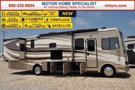 /TX 12/13/16 &lt;a href=&quot;http://www.mhsrv.com/fleetwood-rvs/&quot;&gt;&lt;img src=&quot;http://www.mhsrv.com/images/sold-fleetwood.jpg&quot; width=&quot;383&quot; height=&quot;141&quot; border=&quot;0&quot;/&gt;&lt;/a&gt;     Family owned &amp; operated with upfront pricing everyday! MSRP $185,639. New 2017 Fleetwood Bounder RV for sale at Motor Home Specialist, the #1 Volume Selling Motor Home Dealership in the World. The 34T measures approximately 35ft. 5in. in length and is highlighted by 3 slide-out rooms and a large forward facing LED TV. New standard features for the 2017 Bounder include a residential refrigerator, clear front mask, exterior entertainment center, electric fireplace, gravity fill, auto generator start, driver &amp; passenger center table, roller shades, solid surface counter top in the bathroom, enhanced window treatments, enclosed interior control center, stainless steel convection microwave and enhanced composite tile floor throughout. This beautiful RV includes the LX Package which features a 7KW generator, undercarriage lighting, 50 amp power cord reel, chrome exterior mirrors, chrome luggage door handles and a heat pump. Additional options includes a 3 burner range with drop-in oven, Hide-A-Loft with TV, rear ladder and a Winegard DSS System. Just a few of the additional highlights found in the Fleetwood Bounder include a powerful Ford V-10 6.8L engine, Tuff-Coat solid fiberglass siding, enhanced furniture styling, deluxe awning, automatic leveling jacks, electric entry step, remote mirrors w/camera, dual roof A/C and much more. For additional coach information, brochure, window sticker, videos, photos, Fleetwood RV reviews, testimonials, additional information about Motor Home Specialist and *what makes us #1 as well as more about the REV Group please visit us at MHSRV .com or call 800-335-6054. At Motor Home Specialist we DO NOT charge any prep or orientation fees like you will find at other dealerships. All sale prices include a 200 point inspection, interior and exterior wash &amp; detail of vehicle, a thorough coach orientation with an MHS technician, an RV Starter&#39;s kit, a night stay in our delivery park featuring landscaped and covered pads with full hook-ups and much more. Free airport shuttle available with purchase for out-of-town buyers. WHY PAY MORE?... WHY SETTLE FOR LESS? 