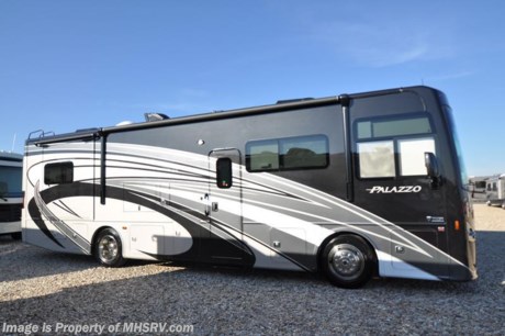 /OK 12/30/16 &lt;a href=&quot;http://www.mhsrv.com/thor-motor-coach/&quot;&gt;&lt;img src=&quot;http://www.mhsrv.com/images/sold-thor.jpg&quot; width=&quot;383&quot; height=&quot;141&quot; border=&quot;0&quot;/&gt;&lt;/a&gt;  Visit MHSRV.com or Call 800-335-6054 for Upfront &amp; Every Day Low Sale Price! Family Owned &amp; Operated and the #1 Volume Selling Motor Home Dealer in the World as well as the #1 Thor Motor Coach Dealer in the World.  &lt;object width=&quot;400&quot; height=&quot;300&quot;&gt;&lt;param name=&quot;movie&quot; value=&quot;http://www.youtube.com/v/fBpsq4hH-Ws?version=3&amp;amp;hl=en_US&quot;&gt;&lt;/param&gt;&lt;param name=&quot;allowFullScreen&quot; value=&quot;true&quot;&gt;&lt;/param&gt;&lt;param name=&quot;allowscriptaccess&quot; value=&quot;always&quot;&gt;&lt;/param&gt;&lt;embed src=&quot;http://www.youtube.com/v/fBpsq4hH-Ws?version=3&amp;amp;hl=en_US&quot; type=&quot;application/x-shockwave-flash&quot; width=&quot;400&quot; height=&quot;300&quot; allowscriptaccess=&quot;always&quot; allowfullscreen=&quot;true&quot;&gt;&lt;/embed&gt;&lt;/object&gt;   MSRP $213,150. The New 2017 Thor Motor Coach Palazzo Diesel Pusher. Model 33.3 Bunk House. This Diesel Pusher RV is approximately 34 feet 9 inches in length and features (2) slide-out rooms including a driver&#39;s side full wall slide, bunk beds that can convert to a sofa, booth dinette with LED TV, exterior LED TV, invisible front paint protection &amp; front electric drop-down overhead loft. The 2017 Palazzo also features a 300 HP Cummins diesel engine with 660 lbs. of torque, Freightliner XC chassis, 6000 Onan diesel generator with AGS, solid surface counters, power driver&#39;s seat, inverter, residential refrigerator, solid surface countertops, (2) ducted roof A/C units, 3-camera monitoring system, one piece windshield, fiberglass storage compartments, fully automatic hydraulic leveling system, automatic entry step, electric patio awning with integrated LED lighting and much more.  For additional coach information, brochures, window sticker, videos, photos, Palazzo reviews, testimonials as well as additional information about Motor Home Specialist and our manufacturers&#39; please visit us at MHSRV .com or call 800-335-6054. At Motor Home Specialist we DO NOT charge any prep or orientation fees like you will find at other dealerships. All sale prices include a 200 point inspection, interior and exterior wash &amp; detail of vehicle, a thorough coach orientation with an MHS technician, an RV Starter&#39;s kit, a night stay in our delivery park featuring landscaped and covered pads with full hook-ups and much more. Free airport shuttle available with purchase for out-of-town buyers. WHY PAY MORE?... WHY SETTLE FOR LESS?  