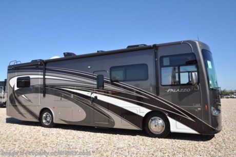 /CA 11/15/16  &lt;a href=&quot;http://www.mhsrv.com/thor-motor-coach/&quot;&gt;&lt;img src=&quot;http://www.mhsrv.com/images/sold-thor.jpg&quot; width=&quot;383&quot; height=&quot;141&quot; border=&quot;0&quot;/&gt;&lt;/a&gt;   Visit MHSRV.com or Call 800-335-6054 for Upfront &amp; Every Day Low Sale Price! Family Owned &amp; Operated and the #1 Volume Selling Motor Home Dealer in the World as well as the #1 Thor Motor Coach Dealer in the World.  &lt;object width=&quot;400&quot; height=&quot;300&quot;&gt;&lt;param name=&quot;movie&quot; value=&quot;http://www.youtube.com/v/fBpsq4hH-Ws?version=3&amp;amp;hl=en_US&quot;&gt;&lt;/param&gt;&lt;param name=&quot;allowFullScreen&quot; value=&quot;true&quot;&gt;&lt;/param&gt;&lt;param name=&quot;allowscriptaccess&quot; value=&quot;always&quot;&gt;&lt;/param&gt;&lt;embed src=&quot;http://www.youtube.com/v/fBpsq4hH-Ws?version=3&amp;amp;hl=en_US&quot; type=&quot;application/x-shockwave-flash&quot; width=&quot;400&quot; height=&quot;300&quot; allowscriptaccess=&quot;always&quot; allowfullscreen=&quot;true&quot;&gt;&lt;/embed&gt;&lt;/object&gt;   MSRP $213,150. The New 2017 Thor Motor Coach Palazzo Diesel Pusher. Model 33.3 Bunk House. This Diesel Pusher RV is approximately 34 feet 9 inches in length and features (2) slide-out rooms including a driver&#39;s side full wall slide, bunk beds that can convert to a sofa, booth dinette with LED TV, exterior LED TV, invisible front paint protection &amp; front electric drop-down overhead loft. The 2017 Palazzo also features a 300 HP Cummins diesel engine with 660 lbs. of torque, Freightliner XC chassis, 6000 Onan diesel generator with AGS, solid surface counters, power driver&#39;s seat, inverter, residential refrigerator, solid surface countertops, (2) ducted roof A/C units, 3-camera monitoring system, one piece windshield, fiberglass storage compartments, fully automatic hydraulic leveling system, automatic entry step, electric patio awning with integrated LED lighting and much more.  For additional coach information, brochures, window sticker, videos, photos, Palazzo reviews, testimonials as well as additional information about Motor Home Specialist and our manufacturers&#39; please visit us at MHSRV .com or call 800-335-6054. At Motor Home Specialist we DO NOT charge any prep or orientation fees like you will find at other dealerships. All sale prices include a 200 point inspection, interior and exterior wash &amp; detail of vehicle, a thorough coach orientation with an MHS technician, an RV Starter&#39;s kit, a night stay in our delivery park featuring landscaped and covered pads with full hook-ups and much more. Free airport shuttle available with purchase for out-of-town buyers. WHY PAY MORE?... WHY SETTLE FOR LESS?  