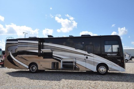 /TX 12/30/16 &lt;a href=&quot;http://www.mhsrv.com/thor-motor-coach/&quot;&gt;&lt;img src=&quot;http://www.mhsrv.com/images/sold-thor.jpg&quot; width=&quot;383&quot; height=&quot;141&quot; border=&quot;0&quot;/&gt;&lt;/a&gt;  Visit MHSRV.com or Call 800-335-6054 for Upfront &amp; Every Day Low Sale Price! Family Owned &amp; Operated and the #1 Volume Selling Motor Home Dealer in the World as well as the #1 Thor Motor Coach Dealer in the World.  &lt;object width=&quot;400&quot; height=&quot;300&quot;&gt;&lt;param name=&quot;movie&quot; value=&quot;http://www.youtube.com/v/fBpsq4hH-Ws?version=3&amp;amp;hl=en_US&quot;&gt;&lt;/param&gt;&lt;param name=&quot;allowFullScreen&quot; value=&quot;true&quot;&gt;&lt;/param&gt;&lt;param name=&quot;allowscriptaccess&quot; value=&quot;always&quot;&gt;&lt;/param&gt;&lt;embed src=&quot;http://www.youtube.com/v/fBpsq4hH-Ws?version=3&amp;amp;hl=en_US&quot; type=&quot;application/x-shockwave-flash&quot; width=&quot;400&quot; height=&quot;300&quot; allowscriptaccess=&quot;always&quot; allowfullscreen=&quot;true&quot;&gt;&lt;/embed&gt;&lt;/object&gt;   MSRP $223,146. The New 2017 Thor Motor Coach Palazzo Diesel Pusher. Model 36.1 Bath &amp; 1/2. This Diesel Pusher RV is approximately 37 feet 7 inches in length and features (2) slide-out rooms including a driver&#39;s side full wall slide, bath &amp; 1/2, booth dinette, sofa with sleeper, exterior LED TV, invisible front paint protection &amp; front electric drop-down overhead loft. The 2017 Palazzo also features a 340 HP Cummins diesel engine with 700 lbs. of torque, Freightliner XC chassis, 6000 Onan diesel generator with AGS, solid surface counters, power driver&#39;s seat, inverter, residential refrigerator, solid surface countertops, (2) ducted roof A/C units, 3-camera monitoring system, one piece windshield, fiberglass storage compartments, fully automatic hydraulic leveling system, automatic entry step, electric patio awning with integrated LED lighting and much more. For additional coach information, brochures, window sticker, videos, photos, Palazzo reviews, testimonials as well as additional information about Motor Home Specialist and our manufacturers&#39; please visit us at MHSRV .com or call 800-335-6054. At Motor Home Specialist we DO NOT charge any prep or orientation fees like you will find at other dealerships. All sale prices include a 200 point inspection, interior and exterior wash &amp; detail of vehicle, a thorough coach orientation with an MHS technician, an RV Starter&#39;s kit, a night stay in our delivery park featuring landscaped and covered pads with full hook-ups and much more. Free airport shuttle available with purchase for out-of-town buyers. WHY PAY MORE?... WHY SETTLE FOR LESS?  