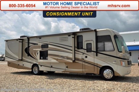 /TX 6-8-16 &lt;a href=&quot;http://www.mhsrv.com/thor-motor-coach/&quot;&gt;&lt;img src=&quot;http://www.mhsrv.com/images/sold-thor.jpg&quot; width=&quot;383&quot; height=&quot;141&quot; border=&quot;0&quot;/&gt;&lt;/a&gt;
**Consignment** Used Thor Motor Coach RV for Sale- 2013 Thor Motor Challenger 37DT with 3 slides, Kelderman Suspension system added, sofa sleeper, washer/dryer hook ups under the sink and 14,596 miles. This RV is approximately 37 feet 6 inches in length with a Ford V10 engine, power mirrors with heat, 5.5KW Onan generator with 326 hours, power patio awning, slide-out room toppers, water heater, pass-thru storage with side swing baggage doors, aluminum wheels, water filtration system, exterior shower, roof ladder, 5K lb. hitch, automatic leveling system, 3 camera monitoring system, exterior entertainment center, inverter, booth converts to sleeper, day/night shades, fireplace, convection microwave, 3 burner range, solid surface counter, glass door shower, 2 ducted A/Cs and much more. For additional information and photos please visit Motor Home Specialist at www.MHSRV.com or call 800-335-6054.