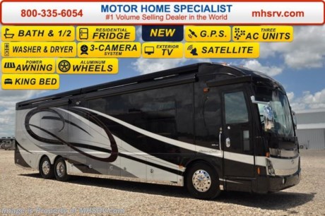 /FL 10-10-16 &lt;a href=&quot;http://www.mhsrv.com/american-coach-rv/&quot;&gt;&lt;img src=&quot;http://www.mhsrv.com/images/sold-americancoach.jpg&quot; width=&quot;383&quot; height=&quot;141&quot; border=&quot;0&quot;/&gt;&lt;/a&gt;   Receive a $1,000 Gift Card with purchase from Motor Home Specialist while supplies last.   Visit MHSRV.com or Call 800-335-6054 for Upfront &amp; Every Day Low Sale Price!  New 2017 American Coach Dream  45A Bath &amp; 1/2 Model Luxury Motor Coach Available now at Motor Home Specialist, the #1 Volume Selling Motor Home Dealership in the World. &lt;object width=&quot;400&quot; height=&quot;300&quot;&gt;&lt;param name=&quot;movie&quot; value=&quot;http://www.youtube.com/v/fBpsq4hH-Ws?version=3&amp;amp;hl=en_US&quot;&gt;&lt;/param&gt;&lt;param name=&quot;allowFullScreen&quot; value=&quot;true&quot;&gt;&lt;/param&gt;&lt;param name=&quot;allowscriptaccess&quot; value=&quot;always&quot;&gt;&lt;/param&gt;&lt;embed src=&quot;http://www.youtube.com/v/fBpsq4hH-Ws?version=3&amp;amp;hl=en_US&quot; type=&quot;application/x-shockwave-flash&quot; width=&quot;400&quot; height=&quot;300&quot; allowscriptaccess=&quot;always&quot; allowfullscreen=&quot;true&quot;&gt;&lt;/embed&gt;&lt;/object&gt; MSRP $576,073. The 45A measures approximately 44 ft. 11.5 in. in length and is highlighted by a full wall slide, spacious living, two sofas, master suite as well as the beautiful decor that truly sets the new 2017 American Coach Dream apart. Optional equipment includes the beautiful full body paint exterior, king air mattress with digital remote, polished stainless exterior trim and the C tray package which includes a full length electric slide-out tray and two additional slide-out trays. Just a few of the additional highlights found in the American Coach Dream include the Liberty Chassis from Freightliner, a 600 HP diesel engine, a one piece fiberglass roof, adjustable pedals, driver&#39;s side power window, Aqua Hot heating system, (3) roof A/C units, Pure-Sine wave inverter, air and hydraulic leveling systems, diesel generator with power slide-out, auto generator start, air latch avionics entry door, state of the art dash design and much more. For additional coach information, brochures, window sticker, videos, photos, American Coach reviews &amp; testimonials, additional information about *Motor Home Specialist and what makes us #1, as well as more about the REV Group please visit us at MHSRV .com or call 800-335-6054. At Motor Home Specialist we DO NOT charge any prep or orientation fees like you will find at other dealerships. All sale prices include a 200 point inspection, interior and exterior wash &amp; detail of vehicle, a thorough coach orientation with an MHS technician, an RV Starter&#39;s kit, a night stay in our delivery park featuring landscaped and covered pads with full hook-ups and much more. Free airport shuttle available with purchase for out-of-town buyers. WHY PAY MORE?... WHY SETTLE FOR LESS?