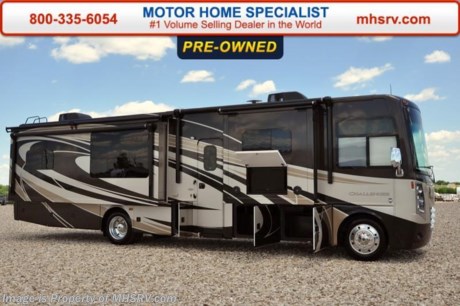 /FL 6/28/16 &lt;a href=&quot;http://www.mhsrv.com/thor-motor-coach/&quot;&gt;&lt;img src=&quot;http://www.mhsrv.com/images/sold-thor.jpg&quot; width=&quot;383&quot; height=&quot;141&quot; border=&quot;0&quot; /&gt;&lt;/a&gt;  Thor Motor Coach RV for Sale- 2016 Thor Motor Coach Challenger 37KT with 3 slides and 6,025 miles. This RV is approximately 37 feet 10 inches in length with a Ford V10 engine, Ford chassis, power privacy shade, power mirrors with heat, 5.5KW Onan generator, 2 power patio awnings, slide-out room toppers, gas/electric water heater, pass-thru storage with side swing baggage doors, aluminum wheels, water filtration system, exterior shower, 8K lb. hitch, automatic leveling system, 3 camera monitoring system, inverter, dual pane windows, fireplace, fold up counter, convection microwave, residential refrigerator, all in 1 bath, glass door shower, king bed, cab over loft, 2 ducted A/Cs and much more. For additional information and photos please visit Motor Home Specialist at www.MHSRV.com or call 800-335-6054.