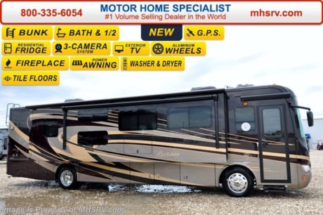 /SOLD 6/6/16
*For Lowest Price Visit MHSRV .com or Call 800-335-6054* Family Owned &amp; Operated and the #1 Volume Selling Motor Home Dealer in the World as well as the #1 Forest River Berkshire Dealer in the World. MSRP $267,483. New 2017 Forest River Berkshire RV model 38-A-340. This luxury bath &amp; 1/2 model RV with convertible bunk system measures approximately 39 feet 5 inches in length and features 3 slides including a full wall slide, a 340HP Cummins diesel engine, Aluminum Wheels, Onan diesel generator on a slide, Raised Rail Freightliner chassis, Front disc brakes, Neway air suspension and Sachs custom tuned shock absorbers. Optional equipment includes the beautiful full body Sikkens paint exterior with 4-X Clear Coat, stackable washer/dryer, slide-out tray in basement storage area,  ducted 15,000 BTU A/C with heat pump (Front), 15,000 BTU A/C (Rear), 32” LED overhead TV and Winegard HD Traveler Satellite System. The Forest River Berkshire 38-A features one the most impressive lists of standard equipment you&#39;ll find in the industry including a large LED TV in living room, exterior LED TV, Electric Fireplace, Hardwood Cabinet doors, heated holding tanks, 3 camera monitoring system, 4-point fully automatic Equalizer hydraulic levelers, frameless dual pane windows, MOR-RYDE chassis Upfit Support System featuring Tru-Brace, 3” Steel/Squared front entrance door, Water Manifold System, Whole House water filtration system, vacuum bonded floors and sidewalls, LED Ceiling lighting with Dimmers, power patio awning with LED lighting, entrance door awning, a one-piece windshield, wrap around cockpit with  crowned &amp; layered vacuum bonded fiberglass roof, steel bulkhead, Powered front MCD night shade, MCD shades throughout, solid surface countertop, sealed burner stove, 7 foot ceiling height, new up-graded backsplash, power step well cover, Diamond Shield front mask protective film, Rear Ladder, Rear Mud Flap with Chrome Trim, 30” Stainless Steel Convection/Microwave, Stainless Steel Residential Refrigerator, Heated and Top mounted heated exterior mirrors and a 2,000 Watt Magnum inverter and much more. For additional coach information, brochures, window sticker, videos, photos, Berkshire customer reviews, testimonials as well as additional information about Motor Home Specialist and our manufacturers&#39; please visit us at MHSRV .com or call 800-335-6054. At Motor Home Specialist we DO NOT charge any prep or orientation fees like you will find at other dealerships. All sale prices include a 200 point inspection, interior and exterior wash &amp; detail of vehicle, a thorough coach orientation with an MHS technician, an RV Starter&#39;s kit, a night stay in our delivery park featuring landscaped and covered pads with full hook-ups and much more. Free airport shuttle available with purchase for out-of-town buyers. WHY PAY MORE?... WHY SETTLE FOR LESS? 
