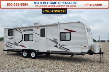 /TX 5-18-16 &lt;a href=&quot;http://www.mhsrv.com/travel-trailers/&quot;&gt;&lt;img src=&quot;http://www.mhsrv.com/images/sold-traveltrailer.jpg&quot; width=&quot;383&quot; height=&quot;141&quot; border=&quot;0&quot;/&gt;&lt;/a&gt;
Used Forest River RV for Sale- 2012 Forest River Wildwood 261BHXL is approximately 25 feet 8 inches in length with a power patio awning, water heater, pass-thru storage, exterior speakers, sofa with sleeper, booth converts to sleeper, blinds, 3 burner range with oven, refrigerator, bunk beds, A/C and much more. For additional information and photos please visit Motor Home Specialist at www.MHSRV.com or call 800-335-6054.