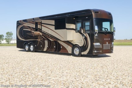 /sold 10/15/16 &lt;a href=&quot;http://www.mhsrv.com/other-rvs-for-sale/foretravel-rv/&quot;&gt;&lt;img src=&quot;http://www.mhsrv.com/images/sold-foretravel.jpg&quot; width=&quot;383&quot; height=&quot;141&quot; border=&quot;0&quot;/&gt;&lt;/a&gt;  &lt;iframe width=&quot;400&quot; height=&quot;300&quot; src=&quot;https://www.youtube.com/embed/35cC-asTSiM&quot; frameborder=&quot;0&quot; allowfullscreen&gt;&lt;/iframe&gt; The 2017 Foretravel Realm FS6 is second-to-none in quality, fit and finish... The absolute best of the best in it&#39;s class. Visit MHSRV .com for a complete list of amenities or call 800-335-6054 today.  An extensive video presentation is also available. M.S.R.P. $1,096,640 - 2017 Foretravel Realm FS6 LVSB (Luxury Villa Salon Bunk) Bath &amp; 1/2 floor plan with the incredible new Burnished Bronze interior d&#233;cor package with African Mahogany wood (no stains) The LVSB is highlighted by a curb side dinette; power drop down salon bunks, U-shaped extendable sofa with multi-functional power dinette tables; large power lift LED TV; a stack washer/dryer; a luxurious master bedroom with king bed and power lift LED TV; and an incredible, residential designed master bath with huge 60 x 31 inch custom tile shower, beautiful dual sink basins with large pull-out medicine cabinet, private lavatory room and large master linen &amp; wardrobe closet. A few additional features include a 12.5 Quiet Diesel Generator, Hydronic Heating system, Rand McNally Navigation with in-dash and additional passenger side monitors, Silverleaf Total Coach Monitoring System, tire pressure sensors, tile floors and back-splashes, LED accent lighting throughout, Mobile Eye Collision Avoidance System, dual integrated power awnings, power entry door awning, exterior entertainment center, (2) electric sliding cargo trays, exterior freezer, full coach LED ground effect lighting package, incredible full body paint exterior with Armor-Coat sprayed protection below windshield, chrome grill and accent package, (2) 2800 watt inverters, electric floor heat, (2) solar panels, air mattress in sofa, dishwasher drawer, HD satellite and WiFi Ranger. It rides on the Spartan K3GT chassis, NOT TO BE CONFUSED with the Spartan K3 chassis. The K3GT is not only massive in stature, but boasts a best-in-class 20,000 lb. Independent Front Suspension, Torqued-Box Frame &amp; passive steering rear tag axle for incomparable handling and maneuverability. You will know instantly, once behind the wheel of a Realm FS6, that this chassis is truly a cut above other luxury motor coach chassis. It is powered by a Cummins 600HP diesel. You will also find advanced safety features on this unit like a fire suppression system for the engine, Tyron Bead-Lock wheel safety bands as well as the ultimate in slide-out room fit and finish.  These slides are undoubtedly head and shoulders above the competition. They feature pneumatic seals that provide a literal airtight seal completely around the entire slide-out room regardless of slide position for the premium in fit, finish and function. They also feature a power drop down flooring system that gives the Realm not only a flat-floor when extended, but a true flat-floor when retracted as well.
  
*3-YEAR or 50K MILE SPARTAN NO-COST MAINTENANCE PLAN INCLUDED - (A REALM FS6 Exclusive)
*2-YEAR or 24K MILE LIMITED WARRANTY

- Realm, by definition, is a royal kingdom; a domain within which anything may occur, prevail or dominate. The Realm of Dreams is here—Introducing the Foretravel Realm FS6, available exclusively at Motor Home Specialist, the #1 Volume Selling Motor Home Dealership in the World. MHSRV.com or call 800-335-6054. Why Pay More? Why Settle for Less?