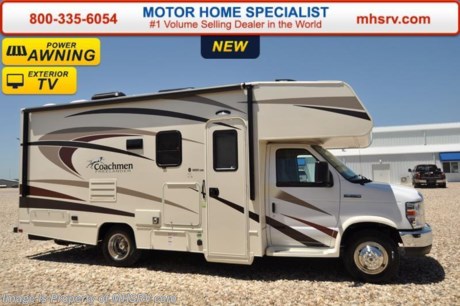 /TX 12/13/16 &lt;a href=&quot;http://www.mhsrv.com/coachmen-rv/&quot;&gt;&lt;img src=&quot;http://www.mhsrv.com/images/sold-coachmen.jpg&quot; width=&quot;383&quot; height=&quot;141&quot; border=&quot;0&quot;/&gt;&lt;/a&gt;   Family Owned &amp; Operated and the #1 Volume Selling Motor Home Dealer in the World as well as the #1 Coachmen Dealer in the World. &lt;object width=&quot;400&quot; height=&quot;300&quot;&gt;&lt;param name=&quot;movie&quot; value=&quot;http://www.youtube.com/v/fBpsq4hH-Ws?version=3&amp;amp;hl=en_US&quot;&gt;&lt;/param&gt;&lt;param name=&quot;allowFullScreen&quot; value=&quot;true&quot;&gt;&lt;/param&gt;&lt;param name=&quot;allowscriptaccess&quot; value=&quot;always&quot;&gt;&lt;/param&gt;&lt;embed src=&quot;http://www.youtube.com/v/fBpsq4hH-Ws?version=3&amp;amp;hl=en_US&quot; type=&quot;application/x-shockwave-flash&quot; width=&quot;400&quot; height=&quot;300&quot; allowscriptaccess=&quot;always&quot; allowfullscreen=&quot;true&quot;&gt;&lt;/embed&gt;&lt;/object&gt;  MSRP $87,475. New 2017 Coachmen Freelander Model 21RSF. This Class C RV measures approximately 24 feet 3 inches in length with a slide and features a large J-Lounge &amp; plenty of sleeping areas. This beautiful class C RV includes Coachmen&#39;s Lead Dog Package featuring tinted windows, 3 burner range with oven, stainless steel wheel inserts, back-up camera, power awning, LED exterior &amp; interior lighting, solar ready, rear ladder, 50 gallon freshwater tank, slide-out awnings (when applicable), glass door shower, Onan generator, roller bearing drawer glides, Azdel Composite sidewall, Thermo-foil counter-tops and Travel easy roadside assistance. Additional options include the a swivel driver &amp; passenger seat, exterior privacy windshield cover, spare tire, heated tanks, child safety net, cockpit Table, upgraded A/C, upgraded mattress, exterior entertainment center, coach TV and an exterior camp table. The Coachmen Freelander 21RS rides on a Ford E-350 chassis and it powered by a Ford V10 engine.For additional coach information, brochures, window sticker, videos, photos, Freelander reviews, testimonials as well as additional information about Motor Home Specialist and our manufacturers&#39; please visit us at MHSRV .com or call 800-335-6054. At Motor Home Specialist we DO NOT charge any prep or orientation fees like you will find at other dealerships. All sale prices include a 200 point inspection, interior and exterior wash &amp; detail of vehicle, a thorough coach orientation with an MHS technician, an RV Starter&#39;s kit, a night stay in our delivery park featuring landscaped and covered pads with full hook-ups and much more. Free airport shuttle available with purchase for out-of-town buyers. WHY PAY MORE?... WHY SETTLE FOR LESS?  