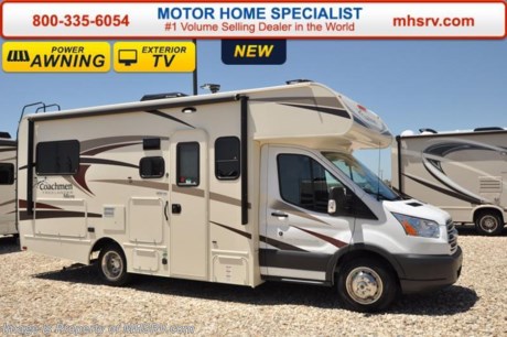 /OR 9-30-16 Family Owned &amp; Operated and the #1 Volume Selling Motor Home Dealer in the World as well as the #1 Coachmen Dealer in the World. &lt;object width=&quot;400&quot; height=&quot;300&quot;&gt;&lt;param name=&quot;movie&quot; value=&quot;http://www.youtube.com/v/fBpsq4hH-Ws?version=3&amp;amp;hl=en_US&quot;&gt;&lt;/param&gt;&lt;param name=&quot;allowFullScreen&quot; value=&quot;true&quot;&gt;&lt;/param&gt;&lt;param name=&quot;allowscriptaccess&quot; value=&quot;always&quot;&gt;&lt;/param&gt;&lt;embed src=&quot;http://www.youtube.com/v/fBpsq4hH-Ws?version=3&amp;amp;hl=en_US&quot; type=&quot;application/x-shockwave-flash&quot; width=&quot;400&quot; height=&quot;300&quot; allowscriptaccess=&quot;always&quot; allowfullscreen=&quot;true&quot;&gt;&lt;/embed&gt;&lt;/object&gt;  
MSRP $79,601. New 2017 Coachmen Freelander Model 20CB. This Class C RV is approximately 23 feet 7 inches in length and features an over head loft, Ford Transit Chassis and a Ford V6 3.7L engine. This beautiful class C RV includes Coachmen&#39;s freelander Micro Minnie Value package which features tinted windows, 2 burner range top, stainless steel wheel inserts, monitor on rear view mirror, power awning, LED interior lighting, solar ready, rear ladder, hitch and wire, Onan generator, roller bearing drawer glides and the Travel easy roadside assistance. Additional options include an exterior privacy windshield cover, heated tanks, child safety net &amp; ladder, 15.0 BTU A/C with heat pump, upgraded mattress, power vent, exterior entertainment center and a coach TV/ DVD player. For additional coach information, brochures, window sticker, videos, photos, Freelander reviews, testimonials as well as additional information about Motor Home Specialist and our manufacturers&#39; please visit us at MHSRV .com or call 800-335-6054. At Motor Home Specialist we DO NOT charge any prep or orientation fees like you will find at other dealerships. All sale prices include a 200 point inspection, interior and exterior wash &amp; detail of vehicle, a thorough coach orientation with an MHS technician, an RV Starter&#39;s kit, a night stay in our delivery park featuring landscaped and covered pads with full hook-ups and much more. Free airport shuttle available with purchase for out-of-town buyers. WHY PAY MORE?... WHY SETTLE FOR LESS?  
