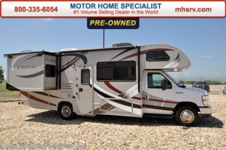 /CO 6/28/16 &lt;a href=&quot;http://www.mhsrv.com/thor-motor-coach/&quot;&gt;&lt;img src=&quot;http://www.mhsrv.com/images/sold-thor.jpg&quot; width=&quot;383&quot; height=&quot;141&quot; border=&quot;0&quot; /&gt;&lt;/a&gt;   Used Thor Motor Coach for Sale- 2014 Thor Chateau 26A is approximately 26 feet 11 inches in length with a Ford 6.8L engine, Ford chassis, power mirrors with heat, power windows &amp; locks, 4KW Onan generator, power patio awning, gas/electric water heater, side swing baggage doors, wheel simulators, tank heater, exterior shower, roof ladder, 5K lb. hitch, 3 camera monitoring system, sofa with sleeper, booth converts to sleeper, night shades, microwave, 3 burner range with oven, all in 1 bath, glass door shower, cab over loft, ducted A/C and much more. For additional information and photos please visit Motor Home Specialist at www.MHSRV.com or call 800-335-6054.