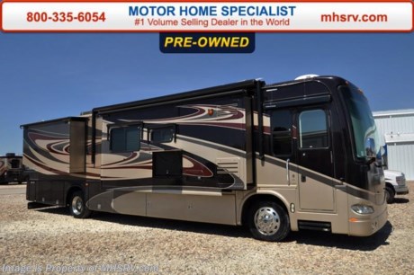 /TX 6-28-16 &lt;a href=&quot;http://www.mhsrv.com/thor-motor-coach/&quot;&gt;&lt;img src=&quot;http://www.mhsrv.com/images/sold-thor.jpg&quot; width=&quot;383&quot; height=&quot;141&quot; border=&quot;0&quot; /&gt;&lt;/a&gt;       Used Damon RV for Sale- 2010 Damon Tuscany 4078 with 4 slides and 29,640 miles. This RV is approximately 39 feet in length with a Cummins 360HP engine, Freightliner raised rail chassis, power mirrors with heat, GPS, power privacy shades, 8KW Onan generator, power patio awnings, door and window awnings, slide-out room toppers, gas/electric water heater, pass-thru storage with side swing baggage doors, aluminum wheels, clear front paint mask, water filtration system, exterior shower, roof ladder, 10K lb. hitch, automatic leveling system, 3 camera monitoring system, exterior entertainment center, inverter, ceramic tile floors, soft touch ceilings, dual pane windows, sofa with sleeper, day/night shades, convection microwave, central vacuum, solid surface counter, all in 1 bath, washer/dryer combo, glass door shower with seat, 2 ducted A/Cs and much more. For additional information and photos please visit Motor Home Specialist at www.MHSRV.com or call 800-335-6054.