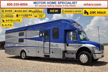 /TX 10-25-16 &lt;a href=&quot;http://www.mhsrv.com/other-rvs-for-sale/dynamax-rv/&quot;&gt;&lt;img src=&quot;http://www.mhsrv.com/images/sold-dynamax.jpg&quot; width=&quot;383&quot; height=&quot;141&quot; border=&quot;0&quot;/&gt;&lt;/a&gt;   Receive a $1,000 Gift Card with purchase from Motor Home Specialist while supplies last.    Family Owned &amp; Operated and the #1 Volume Selling Motor Home Dealer in the World as well as the #1 Dynamax DX3 Dealer in the World.  &lt;object width=&quot;400&quot; height=&quot;300&quot;&gt;&lt;param name=&quot;movie&quot; value=&quot;http://www.youtube.com/v/fBpsq4hH-Ws?version=3&amp;amp;hl=en_US&quot;&gt;&lt;/param&gt;&lt;param name=&quot;allowFullScreen&quot; value=&quot;true&quot;&gt;&lt;/param&gt;&lt;param name=&quot;allowscriptaccess&quot; value=&quot;always&quot;&gt;&lt;/param&gt;&lt;embed src=&quot;http://www.youtube.com/v/fBpsq4hH-Ws?version=3&amp;amp;hl=en_US&quot; type=&quot;application/x-shockwave-flash&quot; width=&quot;400&quot; height=&quot;300&quot; allowscriptaccess=&quot;always&quot; allowfullscreen=&quot;true&quot;&gt;&lt;/embed&gt;&lt;/object&gt;
MSRP $311,932. 2017 DynaMax DX3 model 37BH with 2 slides &amp; bunks. Perhaps the most luxurious yet affordable Super C motor home on the market! Features include the exclusive D-Max design which maximizes structural integrity &amp; stability, Blistein oversized shock absorbers, newly designed aerodynamic fiberglass front &amp; rear caps, vacuum-Laminated 2&quot; insulated floor, one-piece fiberglass roof, Roto-Formed ribbed storage compartments, side-hinged aluminum compartment doors with paddle latches, integrated Carefree Mirage roof-mounted awnings with LED lighting, heavy duty electric triple series 25 entry step, clear vision frameless windows, Aqua-Hot Hydronic System, Sani-Con emptying system with macerating pump, luxurious porcelain tile flooring, decorative crown molding, MCD day/night shades, solid surface countertops, king size mattress, dual A/Cs with heat pumps, 8KW Onan diesel generator, 3,000 watt inverter with low voltage automatic start and 2 upgraded 4D AGM house batteries. This Model is powered by the upgraded 9.0L Cummins 350HP diesel engine with 1,000 lbs. of torque &amp; massive 33,000 lb. Freightliner M-2 chassis with 20,000 lb. hitch and 4 point fully automatic hydraulic leveling jacks. Options include the beautiful full body exterior 4-Color package, bunk DVD players, solar panels, brake controller and a washer dryer. The DX3 also features an exterior entertainment center, Jacobs C-Brake with low/off/high dash switch, Allison transmission, air brakes with 4 wheel ABS, twin aluminum fuel tanks, electric power windows, remote keyless pad at entry door, Blue-Ray home theater system, In-Motion satellite, flush mounted LED ceiling lights, convection microwave, residential refrigerator, touch screen premium AM/FM/CD/DVD radio, GPS with color monitor, color back-up camera and two color side view cameras.  For additional coach information, brochures, window sticker, videos, photos, DX3 reviews &amp; testimonials as well as additional information about Motor Home Specialist and our manufacturers please visit us at MHSRV .com or call 800-335-6054. At Motor Home Specialist we DO NOT charge any prep or orientation fees like you will find at other dealerships. All sale prices include a 200 point inspection, interior &amp; exterior wash &amp; detail of vehicle, a thorough coach orientation with an MHS technician, an RV Starter&#39;s kit, a nights stay in our delivery park featuring landscaped and covered pads with full hook-ups and much more. WHY PAY MORE?... WHY SETTLE FOR LESS?