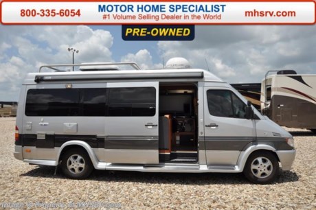 /SOLD CA 6/28/16   Used Airstream RV for Sale- 2006 Airstream Interstate 22 is approximately 21 feet 6 inches in length with a sprinter chassis, 154HP Mercedes engine, power mirrors, power windows, power patio awning, 2.5KW Onan generator with 41 hours, water heater, aluminum wheels, tank heater, exterior shower, sofa with sleeper, booth converts to sleeper, day/night shades, microwave, 2 burner range, A/C and much more. For additional information and photos please visit Motor Home Specialist at www.MHSRV.com or call 800-335-6054.