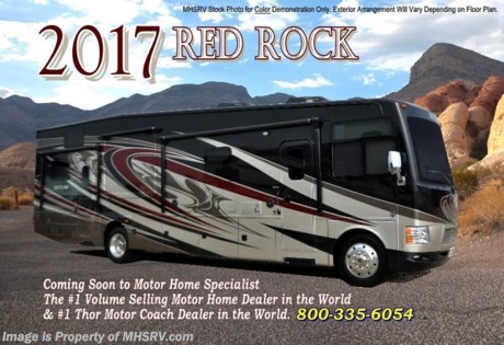 /sold 11/15/16   Visit MHSRV.com or Call 800-335-6054 for Upfront &amp; Every Day Low Sale Price! Family Owned &amp; Operated and the #1 Volume Selling Motor Home Dealer in the World as well as the #1 Thor Motor Coach Dealer in the World. &lt;object width=&quot;400&quot; height=&quot;300&quot;&gt;&lt;param name=&quot;movie&quot; value=&quot;http://www.youtube.com/v/fBpsq4hH-Ws?version=3&amp;amp;hl=en_US&quot;&gt;&lt;/param&gt;&lt;param name=&quot;allowFullScreen&quot; value=&quot;true&quot;&gt;&lt;/param&gt;&lt;param name=&quot;allowscriptaccess&quot; value=&quot;always&quot;&gt;&lt;/param&gt;&lt;embed src=&quot;http://www.youtube.com/v/fBpsq4hH-Ws?version=3&amp;amp;hl=en_US&quot; type=&quot;application/x-shockwave-flash&quot; width=&quot;400&quot; height=&quot;300&quot; allowscriptaccess=&quot;always&quot; allowfullscreen=&quot;true&quot;&gt;&lt;/embed&gt;&lt;/object&gt;
MSRP $196,149. New 2017 Thor Motor Coach Outlaw Toy Hauler. Model 37RB measures approximately 38 feet 9 inches in length with 2 slide-out rooms, Ford 26-Series chassis with Triton V-10 engine, frameless windows, high polished aluminum wheels, residential refrigerator, electric rear patio awning, roller shades on the driver &amp; passenger windows, as well as drop down ramp door with spring assist &amp; railing for patio use. New featured updates for 2017 include an auxiliary fuel filling station with seperate tank, performance headlights, &quot;Anti-Gravity&quot; rear ramp doors with hey activated release, Morryde Snap-In patio rail system, new rear cap with LED brake lights and a microwave with stainless steel finish. Options include the beautiful full body exterior, 2 opposing leatherette sofas in the garage, bug screen curtain in garage and frameless dual pane windows. The Outlaw toy hauler RV has an incredible list of standard features including beautiful wood &amp; interior decor packages, LED TVs including an exterior entertainment center, (3) A/C units, Bluetooth enable coach radio system with exterior speakers, power patio awing with integrated LED lighting, dual side entrance doors, 1-piece windshield, a 5500 Onan generator, 3 camera monitoring system, automatic leveling system, Soft Touch leather furniture, day/night shades and much more. For additional coach information, brochures, window sticker, videos, photos, Outlaw reviews, testimonials as well as additional information about Motor Home Specialist and our manufacturers&#39; please visit us at MHSRV .com or call 800-335-6054. At Motor Home Specialist we DO NOT charge any prep or orientation fees like you will find at other dealerships. All sale prices include a 200 point inspection, interior and exterior wash &amp; detail of vehicle, a thorough coach orientation with an MHS technician, an RV Starter&#39;s kit, a night stay in our delivery park featuring landscaped and covered pads with full hookups and much more. Free airport shuttle available with purchase for out-of-town buyers. WHY PAY MORE?... WHY SETTLE FOR LESS?  