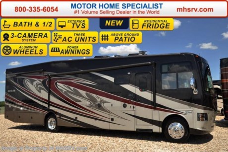 /OK 11/15/16 &lt;a href=&quot;http://www.mhsrv.com/thor-motor-coach/&quot;&gt;&lt;img src=&quot;http://www.mhsrv.com/images/sold-thor.jpg&quot; width=&quot;383&quot; height=&quot;141&quot; border=&quot;0&quot;/&gt;&lt;/a&gt;  Visit MHSRV.com or Call 800-335-6054 for Upfront &amp; Every Day Low Sale Price! &lt;object width=&quot;400&quot; height=&quot;300&quot;&gt;&lt;param name=&quot;movie&quot; value=&quot;http://www.youtube.com/v/fBpsq4hH-Ws?version=3&amp;amp;hl=en_US&quot;&gt;&lt;/param&gt;&lt;param name=&quot;allowFullScreen&quot; value=&quot;true&quot;&gt;&lt;/param&gt;&lt;param name=&quot;allowscriptaccess&quot; value=&quot;always&quot;&gt;&lt;/param&gt;&lt;embed src=&quot;http://www.youtube.com/v/fBpsq4hH-Ws?version=3&amp;amp;hl=en_US&quot; type=&quot;application/x-shockwave-flash&quot; width=&quot;400&quot; height=&quot;300&quot; allowscriptaccess=&quot;always&quot; allowfullscreen=&quot;true&quot;&gt;&lt;/embed&gt;&lt;/object&gt; 
MSRP $202,013. The all new 2017 Bath &amp; 1/2 Outlaw 38RE Residence Edition measures approximately 39 feet 11 inches in length and is unlike any other class A motor home on the market today. From it&#39;s unmistakable vaulted living room and galley ceilings that provide an approximate 8&#39; shower height to it&#39;s almost 9&#39; Cathedral style bedroom ceiling with drop down ceiling fan! The master bedroom is further highlighted by an elevated window with power shade at the foot of the king size bed creating the only &quot;Starlight&quot; window in the industry. The ceilings, however, are just a small part of what makes the Outlaw Residence Edition such an amazing motor home. You can walk through the master bedroom and rear half bath out onto the only above ground patio deck on a class A motor home floor plan available today. The patio is also head and shoulders above the norm featuring a massive LED TV, sound bar, sink, gas grill, exterior refrigerator, rear patio awning and even a set of rear steps for access to and from the patio without having to walk through the motor home! All of the exterior kitchen and entertainment amenities are easily secured by the 38RE&#39;s roll down metal storage door with lock. Options include the beautiful full body paint and frameless dual pane windows. The 38RE also features an electric side &amp; rear patio awnings and second exterior LED TV. But the unique and residential features don&#39;t stop there. You will also find perhaps the largest booth/sleeper in the industry, a sofa with sleeper, a power drop-down cabover loft, a residential refrigerator, pre-plumbing for either a stack or combo washer/dryer and a large LED living room TV with easy viewing even when the slide-out rooms are in. The 38RE rides on the industry leading Ford 26,000lb chassis w/8,000lb. hitch, has beautiful high polished aluminum wheels and an unbelievable 158 cu. ft. of exterior storage and 150 gallons of fresh water tank capacity for extended tail-gating and dry-camping capabilities! You will also find, not only, two roof A/C units, but a third wall mount A/C unit in bedroom, swivel front seats with extra table, frameless windows, 3-camera monitoring system, LED ceiling lighting, solid surface kitchen counter &amp; table, Denver Mattress&#174;, LED TV in master bedroom, power charging center, an 1800 watt inverter, Rapid Camp™ wireless coach control system and much more! For additional Outlaw information, brochures, window sticker, videos, photos, reviews, testimonials as well as additional information about Motor Home Specialist and our manufacturers&#39; please visit us at MHSRV .com or call 800-335-6054. At Motor Home Specialist we DO NOT charge any prep or orientation fees like you will find at other dealerships. All sale prices include a 200 point inspection, interior and exterior wash &amp; detail of vehicle, a thorough coach orientation with an MHS technician, an RV Starter&#39;s kit, a night stay in our delivery park featuring landscaped and covered pads with full hookups and much more. Free airport shuttle available with purchase for out-of-town buyers. WHY PAY MORE?... WHY SETTLE FOR LESS?  