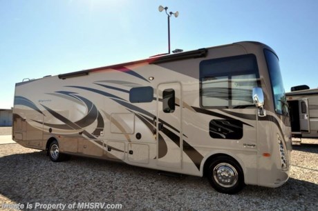 7-31-17 &lt;a href=&quot;http://www.mhsrv.com/thor-motor-coach/&quot;&gt;&lt;img src=&quot;http://www.mhsrv.com/images/sold-thor.jpg&quot; width=&quot;383&quot; height=&quot;141&quot; border=&quot;0&quot;/&gt;&lt;/a&gt; Over $135 Million Dollars in Inventory. Fifteen Major Manufacturers Available. RVs from $19,999 to Over $2 Million and Every Price Point in between. No Games. No Gimmicks. Just Upfront &amp; Every Day Low Sale Prices &amp; Exceptional Service. Why Pay More? Why Settle for Less?
MSRP $141,676. New 2017 Thor Motor Coach Windsport: 34F Model is approximately 35 feet 10 inches in length with a full wall slide, exterior TV, second auxiliary battery, bedroom TV, heated and enclosed underbelly, black tank flush, LED ceiling lighting, sofa with sleeper, king size bed and a power Hide-Away overhead loft. Optional equipment includes the beautiful partial paint exterior, power driver&#39;s seat and a 12V attic fan. The all new Thor Motor Coach Windsport RV also features a Ford chassis with Triton V-10 Ford engine, automatic hydraulic leveling jacks, large TV, tinted one piece windshield, frameless windows, power patio awning with LED lighting, night shades, kitchen backsplash, refrigerator, microwave and much more. For additional coach information, brochures, window sticker, videos, photos, Windsport reviews, testimonials as well as additional information about Motor Home Specialist and our manufacturers&#39; please visit us at MHSRV .com or call 800-335-6054. At Motor Home Specialist we DO NOT charge any prep or orientation fees like you will find at other dealerships. All sale prices include a 200 point inspection, interior and exterior wash &amp; detail of vehicle, a thorough coach orientation with an MHS technician, an RV Starter&#39;s kit, a night stay in our delivery park featuring landscaped and covered pads with full hook-ups and much more. Free airport shuttle available with purchase for out-of-town buyers. WHY PAY MORE?... WHY SETTLE FOR LESS? 