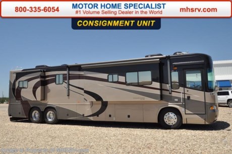 /IL 9/26/16 SOLD **Consignment** Used Country Coach RV for Sale- 2005 Country Coach Allure 470 with 4 slides and 31,342 miles. This RV is approximately 42 feet 9 inches in length with a Caterpillar 400HP engine with side radiator, Dynamax raised rail chassis with tag axle, IFS, power mirrors with heat, power pedals, 8KW Onan generator with power slide, power patio and door awnings, Hydro Hot, power cord reel, pass-thru storage, 3 full length slide-out cargo trays, aluminum wheels, fiberglass roof with ladder, automatic leveling system, inverter, ceramic tile heated floors, dual pane windows, day/night shades, convection microwave, 3 burner range, sink covers, glass door shower with seat, 2 ducted A/Cs and much more. For additional information and photos please visit Motor Home Specialist at www.MHSRV.com or call 800-335-6054.