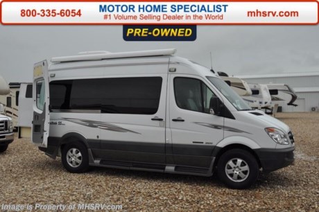 /CA 9/26/16 Used Road Trek RV for Sale- 2011 Road Trek SS Ideal with slide and 30,737 miles. This RV is approximately 19 feet 3 inches in length with a Mercedes diesel engine, Sprinter chassis, power mirrors, GPS, power windows, 2.5KW Onan generator with 26 hours, power patio awning, water heater, aluminum wheels, exterior shower, 5 K lb. hitch, inverter, night shades, convection microwave, range, sink covers, all in 1 bath, A/C and much more. For additional information and photos please visit Motor Home Specialist at www.MHSRV.com or call 800-335-6054.