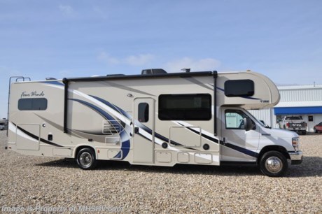 /MT 3/6/17 &lt;a href=&quot;http://www.mhsrv.com/thor-motor-coach/&quot;&gt;&lt;img src=&quot;http://www.mhsrv.com/images/sold-thor.jpg&quot; width=&quot;383&quot; height=&quot;141&quot; border=&quot;0&quot;/&gt;&lt;/a&gt; Visit MHSRV.com or Call 800-335-6054 for Upfront &amp; Every Day Low Sale Price! #1 Volume Selling Motor Home Dealer &amp; Thor Motor Coach Dealer in the World. &lt;iframe width=&quot;400&quot; height=&quot;300&quot; src=&quot;https://www.youtube.com/embed/VZXdH99Xe00&quot; frameborder=&quot;0&quot; allowfullscreen&gt;&lt;/iframe&gt; MSRP $114,673. New 2017 Thor Motor Coach Four Winds Class C RV Model 31E bunk model with Ford E-450 chassis, Ford Triton V-10 engine &amp; 8,000 lb. trailer hitch. This unit measures approximately 32 feet 7 inches in length with a full-wall slide-out room, (2) LCD TVs with DVD player combo in the bunk beds and fully automatic leveling jacks. Options include the Premier Package which features a solid surface kitchen counter-top, roller shades, electronics power charging station, kitchen water filter system, LED ceiling lights, black tank flush, 30&quot; OTR microwave and a coach radio system with exterior speakers. Additional options include the all new HD-Max exterior color, exterior TV, leatherette sofa, leatherette booth dinette with dream dinette, child safety tether, attic fan, upgraded A/C, second auxiliary battery, spare tire, heated remote exterior mirrors with side cameras, power drivers seat, leatherette driver &amp; passenger chairs, cockpit carpet mat and dash applique. The Four Winds Class C RV has an incredible list of standard features for 2017 as well including heated tanks, power windows and locks, power patio awning with integrated LED lighting, roof ladder, in-dash media center w/DVD/CD/AM/FM &amp; Bluetooth, deluxe exterior mirrors, oven, microwave, power vent in bath, skylight above shower, Onan generator, auto transfer switch, cab A/C, battery disconnect switch, auxiliary battery (2 aux. batteries on 31 W model), water heater and the RAPID CAMP remote system. Rapid Camp allows you to operate your slide-out room, generator, power awning, selective lighting and more all from a touchscreen remote control. For additional information, brochures, and videos please visit Motor Home Specialist at  MHSRV .com or Call 800-335-6054. At Motor Home Specialist we DO NOT charge any prep or orientation fees like you will find at other dealerships. All sale prices include a 200 point inspection, interior and exterior wash &amp; detail of vehicle, a thorough coach orientation with an MHS technician, an RV Starter&#39;s kit, a night stay in our delivery park featuring landscaped and covered pads with full hook-ups and much more. Free airport shuttle available with purchase for out-of-town buyers. Read From THOUSANDS of Testimonials at MHSRV .com and See What They Had to Say About Their Experience at Motor Home Specialist. WHY PAY MORE?...... WHY SETTLE FOR LESS? 