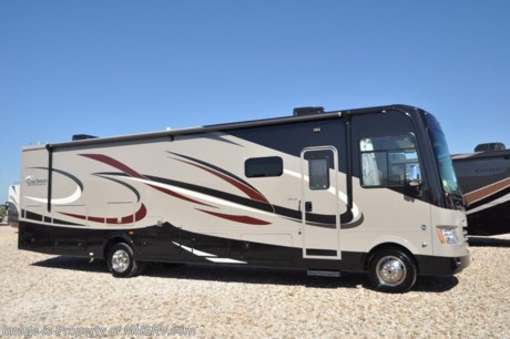 /SC 11/15/16 &lt;a href=&quot;http://www.mhsrv.com/coachmen-rv/&quot;&gt;&lt;img src=&quot;http://www.mhsrv.com/images/sold-coachmen.jpg&quot; width=&quot;383&quot; height=&quot;141&quot; border=&quot;0&quot;/&gt;&lt;/a&gt;    Family Owned &amp; Operated and the #1 Volume Selling Motor Home Dealer in the World as well as the #1 Coachmen Dealer in the World. &lt;iframe width=&quot;400&quot; height=&quot;300&quot; src=&quot;https://www.youtube.com/embed/sYHR4QtB5TY&quot; frameborder=&quot;0&quot; allowfullscreen&gt;&lt;/iframe&gt;  
MSRP $141,691 - New 2017 Coachmen Mirada Model 35KB. It measures approximately 36 feet 10 inches in length and features a king bed, solid surface kitchen countertop, hardwood cabinet doors, frameless tinted windows, reclining/swivel pilot seats, solar privacy shades throughout, power windshield shade, 3 burner range with oven, double door refrigerator, glass door shower, Onan generator, power steps, pass-thru storage, power patio awning, 3 camera monitoring, power heated mirrors, rear ladder and much more. Options include a power drop down over head loft, LCD TV galley overhead cabinet, (2) 15,000 BTU A/Cs with heat pump, exterior entertainment center, the Travel Easy Roadside Assistance and the Stainless Steel Appliance Package. For additional coach information, brochure, window sticker, videos, photos, Mirada customer reviews &amp; testimonials please visit Motor Home Specialist at MHSRV .com or call 800-335-6054. At Motor Home Specialist we DO NOT charge any prep or orientation fees like you will find at other dealerships. All sale prices include a 200 point inspection, interior and exterior wash &amp; detail of vehicle, a thorough coach orientation with an MHS technician, an RV Starter&#39;s kit, a night stay in our delivery park featuring landscaped and covered pads with full hook-ups and much more. Free airport shuttle available with purchase for out-of-town buyers. WHY PAY MORE?... WHY SETTLE FOR LESS? 