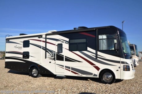 10-31-17 &lt;a href=&quot;http://www.mhsrv.com/coachmen-rv/&quot;&gt;&lt;img src=&quot;http://www.mhsrv.com/images/sold-coachmen.jpg&quot; width=&quot;383&quot; height=&quot;141&quot; border=&quot;0&quot; /&gt;&lt;/a&gt;   
MSRP $129,721. The All New 2017 Coachmen Pursuit 33BH. This new Class A motor home is approximately 32 feet 7 inches in length with two slides, convertible bunks bed/wardrobe, a Ford V-10 engine and Ford chassis. Options include the beautiful partial paint, frameless windows, 5.5KW Onan generator, 50 amp power, 2nd A/C, automatic levelers, (2) upgraded A/Cs with heat pumps, exterior entertainment center and the Travel Easy Roadside Assistance program. Each Pursuit comes standard with a power drop down overhead loft, ball bearing drawer guides, hardwood cabinet doors, cockpit table, coach TV with DVD player, pantry, pull-out pantry with counter top, power bath vent, skylight, double coach battery, cruise control, back up monitor, power entrance step, power patio awning, hitch with 7-way plug, roof ladder and much more. For more complete details on this unit and our entire inventory including brochures, window sticker, videos, photos, reviews &amp; testimonials as well as additional information about Motor Home Specialist and our manufacturers please visit us at MHSRV.com or call 800-335-6054. At Motor Home Specialist, we DO NOT charge any prep or orientation fees like you will find at other dealerships. All sale prices include a 200-point inspection, interior &amp; exterior wash, detail service and a fully automated high-pressure rain booth test and coach wash that is a standout service unlike that of any other in the industry. You will also receive a thorough coach orientation with an MHSRV technician, an RV Starter&#39;s kit, a night stay in our delivery park featuring landscaped and covered pads with full hook-ups and much more! Read Thousands upon Thousands of 5-Star Reviews at MHSRV.com and See What They Had to Say About Their Experience at Motor Home Specialist. WHY PAY MORE?... WHY SETTLE FOR LESS?