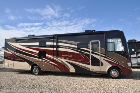 12-11-17 &lt;a href=&quot;http://www.mhsrv.com/coachmen-rv/&quot;&gt;&lt;img src=&quot;http://www.mhsrv.com/images/sold-coachmen.jpg&quot; width=&quot;383&quot; height=&quot;141&quot; border=&quot;0&quot; /&gt;&lt;/a&gt; 
MSRP $158,176 - New 2017 Coachmen Mirada Model 35BH. It measures approximately 36 feet 10 inches in length and features bunk beds, solid surface kitchen countertop, hardwood cabinet doors, frameless tinted windows, reclining/swivel pilot seats, solar privacy shades throughout, power windshield shade, 3 burner range with oven, double door refrigerator, glass door shower, Onan generator, power steps, pass-thru storage, power patio awning, 3 camera monitoring, power heated mirrors, rear ladder and much more. Options includes the beautiful full body paint exterior, Diamond Shield paint protection, power drop down bunk, overhead 32&quot; TV, (2) 15,000 BTU A/Cs with heat pumps, exterior entertainment center, the Travel Easy Roadside Assistance and the Stainless Steel Appliance Package. For more complete details on this unit and our entire inventory including brochures, window sticker, videos, photos, reviews &amp; testimonials as well as additional information about Motor Home Specialist and our manufacturers please visit us at MHSRV.com or call 800-335-6054. At Motor Home Specialist, we DO NOT charge any prep or orientation fees like you will find at other dealerships. All sale prices include a 200-point inspection, interior &amp; exterior wash, detail service and a fully automated high-pressure rain booth test and coach wash that is a standout service unlike that of any other in the industry. You will also receive a thorough coach orientation with an MHSRV technician, an RV Starter&#39;s kit, a night stay in our delivery park featuring landscaped and covered pads with full hook-ups and much more! Read Thousands upon Thousands of 5-Star Reviews at MHSRV.com and See What They Had to Say About Their Experience at Motor Home Specialist. WHY PAY MORE?... WHY SETTLE FOR LESS? 