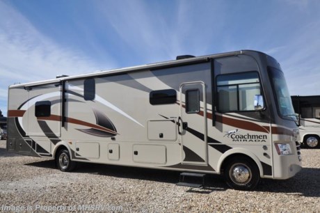 4/24/17 &lt;a href=&quot;http://www.mhsrv.com/coachmen-rv/&quot;&gt;&lt;img src=&quot;http://www.mhsrv.com/images/sold-coachmen.jpg&quot; width=&quot;383&quot; height=&quot;141&quot; border=&quot;0&quot;/&gt;&lt;/a&gt; Buy This Unit Now During the World&#39;s RV Show. Online Show Price Available at MHSRV .com Now through April 22nd, 2017 or Call 800-335-6054. Family Owned &amp; Operated and the #1 Volume Selling Motor Home Dealer in the World as well as the #1 Coachmen Dealer in the World. &lt;iframe width=&quot;400&quot; height=&quot;300&quot; src=&quot;https://www.youtube.com/embed/sYHR4QtB5TY&quot; frameborder=&quot;0&quot; allowfullscreen&gt;&lt;/iframe&gt;  
MSRP $145,073 - New 2017 Coachmen Mirada Model 35LS. It measures approximately 36 feet 10 inches in length and features a bath &amp; 1/2, solid surface kitchen countertop, hardwood cabinet doors, frameless tinted windows, reclining/swivel pilot seats, solar privacy shades throughout, power windshield shade, 3 burner range with oven, double door refrigerator, glass door shower, Onan generator, power steps, pass-thru storage, power patio awning, 3 camera monitoring, power heated mirrors, rear ladder and much more. Options includes (2) 15,000 BTU A/Cs with heat pump, exterior entertainment center, the Travel Easy Roadside Assistance and the Stainless Steel Appliance Package. For additional coach information, brochure, window sticker, videos, photos, Mirada customer reviews &amp; testimonials please visit Motor Home Specialist at MHSRV .com or call 800-335-6054. At Motor Home Specialist we DO NOT charge any prep or orientation fees like you will find at other dealerships. All sale prices include a 200 point inspection, interior and exterior wash &amp; detail of vehicle, a thorough coach orientation with an MHS technician, an RV Starter&#39;s kit, a night stay in our delivery park featuring landscaped and covered pads with full hook-ups and much more. Free airport shuttle available with purchase for out-of-town buyers. WHY PAY MORE?... WHY SETTLE FOR LESS? 