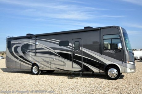 /TX 10-17-17 &lt;a href=&quot;http://www.mhsrv.com/coachmen-rv/&quot;&gt;&lt;img src=&quot;http://www.mhsrv.com/images/sold-coachmen.jpg&quot; width=&quot;383&quot; height=&quot;141&quot; border=&quot;0&quot; /&gt;&lt;/a&gt;  
MSRP $190,411 - New 2017 Coachmen Mirada Select 37TB with 2 slides, 2 full baths and a king bed. Options include the Stainless Steel appliance packages with a stainless steel convection microwave, oven &amp; cooktop. Additional options include the beautiful full body paint exterior with Diamond Shield paint protection, (2) 15K BTU A/Cs with heat pumps, salon drop down bunk, stackable washer/dryer and the Travel Easy Roadside Assistance program. Standards include a 5.5KW Onan generator, raised panel hardwood cabinet doors, frameless tinted dual pane windows, recliner/swivel passenger seat, 6 way power drivers seat, ball bearing drawer guides, LED TV &amp; DVD player, fireplace, home theater system, solid surface countertop, glass door shower, gas/electric water heater, bedroom TV/DVD player, LED interior lights, power entrance steps, pass-thru storage, power patio awning, heated remote exterior mirrors, automatic leveling, 3 camera monitoring system, exterior entertainment center and much more. For more complete details on this unit and our entire inventory including brochures, window sticker, videos, photos, reviews &amp; testimonials as well as additional information about Motor Home Specialist and our manufacturers please visit us at MHSRV.com or call 800-335-6054. At Motor Home Specialist, we DO NOT charge any prep or orientation fees like you will find at other dealerships. All sale prices include a 200-point inspection, interior &amp; exterior wash, detail service and a fully automated high-pressure rain booth test and coach wash that is a standout service unlike that of any other in the industry. You will also receive a thorough coach orientation with an MHSRV technician, an RV Starter&#39;s kit, a night stay in our delivery park featuring landscaped and covered pads with full hook-ups and much more! Read Thousands upon Thousands of 5-Star Reviews at MHSRV.com and See What They Had to Say About Their Experience at Motor Home Specialist. WHY PAY MORE?... WHY SETTLE FOR LESS? 