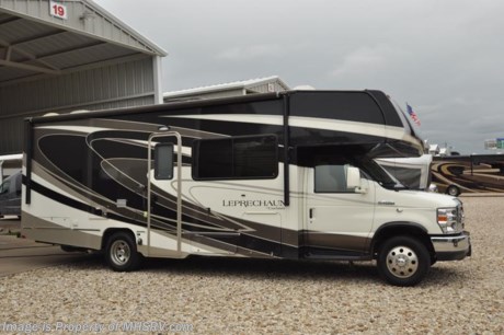 /TX 10-25-16 &lt;a href=&quot;http://www.mhsrv.com/coachmen-rv/&quot;&gt;&lt;img src=&quot;http://www.mhsrv.com/images/sold-coachmen.jpg&quot; width=&quot;383&quot; height=&quot;141&quot; border=&quot;0&quot;/&gt;&lt;/a&gt;    Used Coachmen RV for Sale- 2016 Coachmen leprechaun 260DS with 2 slides and 4,347 miles. This RV is approximately 27 feet 6 inches in length with a Ford chassis, Ford engine, power windows and locks, power mirrors with heat, 4KW Onan generator with 70 hours, power patio awning, slide-out room toppers, gas/electric water heater, aluminum wheels, Ride-Rite air assist, LED running lights, tank heater, exterior shower, roof ladder, 7.5K lb. hitch, automatic leveling systems, 3 camera monitoring system, exterior entertainment center, night shades, convection microwave, 3 burner range with oven, all in 1 bath, glass door shower, cab over loft, ducted A/C and much more. For additional information and photos please visit Motor Home Specialist at www.MHSRV.com or call 800-335-6054.