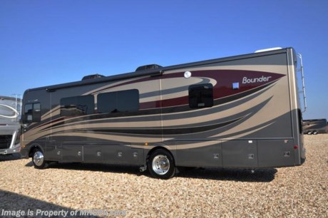 /TX 2/20/17 &lt;a href=&quot;http://www.mhsrv.com/fleetwood-rvs/&quot;&gt;&lt;img src=&quot;http://www.mhsrv.com/images/sold-fleetwood.jpg&quot; width=&quot;383&quot; height=&quot;141&quot; border=&quot;0&quot;/&gt;&lt;/a&gt;   Family owned &amp; operated with upfront pricing everyday! MSRP $188,851. New 2017 Fleetwood Bounder RV for sale at Motor Home Specialist, the #1 Volume Selling Motor Home Dealership in the World. The 35K measures approximately 36ft. 3in. in length and is highlighted by 2 slide-out rooms, bath &amp; 1/2 and a large LED TV. New standard features for the 2017 Bounder include a residential refrigerator, clear front mask, exterior entertainment center, electric fireplace, gravity fill, auto generator start, driver &amp; passenger center table, roller shades, solid surface counter top in the bathroom, enhanced window treatments, enclosed interior control center, stainless steel convection microwave and enhanced composite tile floor throughout. This beautiful RV includes the LX Package which features a king size, 7KW generator, undercarriage lighting, 50 amp power cord reel, chrome exterior mirrors, chrome luggage door handles and a heat pump. Additional options includes a 3 burner range with oven, washer/dryer, Hide-A-Loft, rear ladder, roof vent covers and King Dome satellite system W/2 receivers. Just a few of the additional highlights found in the Fleetwood Bounder include a powerful Ford V-10 6.8L engine, Tuff-Coat solid fiberglass siding, enhanced furniture styling, deluxe awning, automatic leveling jacks, electric entry step, remote mirrors w/camera, dual roof A/C and much more. For additional coach information, brochure, window sticker, videos, photos, Fleetwood RV reviews, testimonials, additional information about Motor Home Specialist and *what makes us #1 as well as more about the REV Group please visit us at MHSRV .com or call 800-335-6054. At Motor Home Specialist we DO NOT charge any prep or orientation fees like you will find at other dealerships. All sale prices include a 200 point inspection, interior and exterior wash &amp; detail of vehicle, a thorough coach orientation with an MHS technician, an RV Starter&#39;s kit, a night stay in our delivery park featuring landscaped and covered pads with full hook-ups and much more. Free airport shuttle available with purchase for out-of-town buyers. WHY PAY MORE?... WHY SETTLE FOR LESS? 