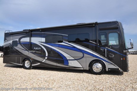 4-24-17 &lt;a href=&quot;http://www.mhsrv.com/thor-motor-coach/&quot;&gt;&lt;img src=&quot;http://www.mhsrv.com/images/sold-thor.jpg&quot; width=&quot;383&quot; height=&quot;141&quot; border=&quot;0&quot;/&gt;&lt;/a&gt; Buy This Unit Now During the World&#39;s RV Show. Online Show Price Available at MHSRV .com Now through April 22nd, 2017 or Call 800-335-6054. Visit MHSRV.com or Call 800-335-6054 for Upfront &amp; Every Day Low Sale Price! Family Owned &amp; Operated and the #1 Volume Selling Motor Home Dealer in the World as well as the #1 Thor Motor Coach Dealer in the World. MSRP $269,969. The All New 2017 Thor Motor Coach Aria Diesel Pusher. Model 3601. This RV is approximately 36 feet 3 inches in length and features (4) slide-out rooms, king size bed, large LED HDTV over the fireplace, stainless steel residential refrigerator, solid surface counter tops, stack washer/dryer and (2) ducted 15,000 BTU A/Cs with heat pumps. Options include the beautiful full body paint exterior, cockpit overhead TV and a power drop down loft in the cockpit overhead. The Aria is powered by a Cummins 360HP diesel engine, Freightliner XC-R raised rail chassis Allison automatic transmission Air-Ride suspension and automatic leveling jacks with touch pad controls. For additional coach information, brochures, window sticker, videos, photos, Thor Motor Coach reviews, testimonials as well as additional information about Motor Home Specialist and our manufacturers please visit us at MHSRV .com or call 800-335-6054. At Motor Home Specialist we DO NOT charge any prep or orientation fees like you will find at other dealerships. All sale prices include a 200 point inspection, interior &amp; exterior wash, detail and the only dealer performed fully automated and high pressure rain booth test in the industry. You will also receive a thorough coach orientation with an MHSRV technician, an RV Starter&#39;s kit, a night stay in our delivery park featuring landscaped and covered pads with full hook-ups and much more! Read From Thousands of Testimonials at MHSRV .com and See What They Had to Say About Their Experience at Motor Home Specialist. WHY PAY MORE?... WHY SETTLE FOR LESS?