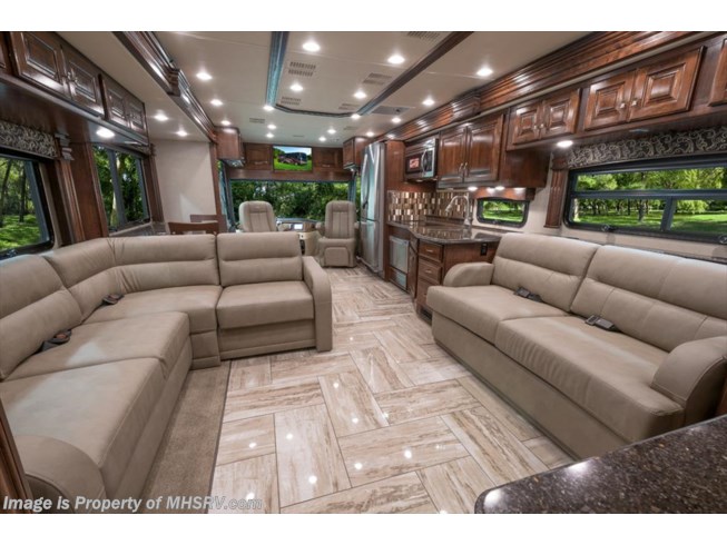 2017 Fleetwood Discovery LXE 40X W/Int Awning, Light Pkg, Sat, 3 A/C, Dishwash - New Diesel Pusher For Sale by Motor Home Specialist in Alvarado, Texas