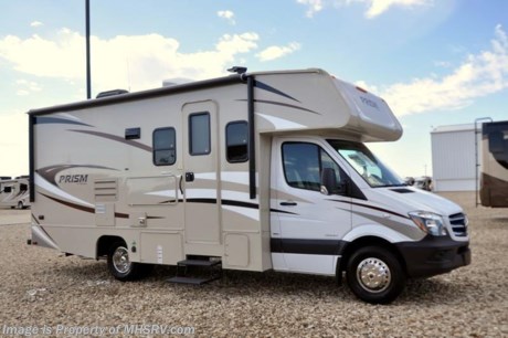 4-24-17 &lt;a href=&quot;http://www.mhsrv.com/coachmen-rv/&quot;&gt;&lt;img src=&quot;http://www.mhsrv.com/images/sold-coachmen.jpg&quot; width=&quot;383&quot; height=&quot;141&quot; border=&quot;0&quot;/&gt;&lt;/a&gt; Buy This Unit Now During the World&#39;s RV Show. Online Show Price Available at MHSRV .com Now through April 22nd, 2017 or Call 800-335-6054. Family Owned &amp; Operated and the #1 Volume Selling Motor Home Dealer in the World as well as the #1 Coachmen Dealer in the World. MSRP $111,548. New 2017 Coachmen Prism Diesel. Model 2200FS. This RV measures approximately 25 feet 1 inch in length with a slide-out room. Optional equipment includes the Prism Lead Dog Value package featuring High Gloss Color Infused Fiberglass Sidewalls, Power Awning, LED Entrance Light Strip, Slide Out Topper Awnings, 3.6 Onan LP Generator, Stainless Steel Wheel Inserts, Rear Ladder N/A 2250), Hitch w/ 7 Way Plug, Exterior LED Marker Lights, Rotating/Reclining Pilot/Co-Pilot Seats, Touchscreen Radio w/ Color Backup Camera, Child Safety Net &amp; Ladder, Hardwood Cabinet Doors, Day/Night Roller Shades, Full Extension Ball Bearing Drawer Guides, Atwood 3-Burner Cooktop w/ Oven, Pop-Up Power Tower and 12V USB Charging Stations and Interior LED Lights Throughout. Additional features include a a coach TV, exterior entertainment center, upgraded pilot seats, upgraded mattress, exterior windshield cover, heated tank pads, cabover power vent fan and side view cameras. For additional coach information, brochure, window sticker, videos, photos, Coachmen customer reviews &amp; testimonials please visit Motor Home Specialist at MHSRV .com or call 800-335-6054. At Motor Home Specialist we DO NOT charge any prep or orientation fees like you will find at other dealerships. All sale prices include a 200 point inspection, interior &amp; exterior wash, detail service and the only dealer performed and fully automated high pressure rain booth test in the industry. You will also receive a thorough coach orientation with an MHSRV technician, an RV Starter&#39;s kit, a night stay in our delivery park featuring landscaped and covered pads with full hook-ups and much more! Read From Thousands of Testimonials at MHSRV.com and See What They Had to Say About Their Experience at Motor Home Specialist. WHY PAY MORE?... WHY SETTLE FOR LESS?