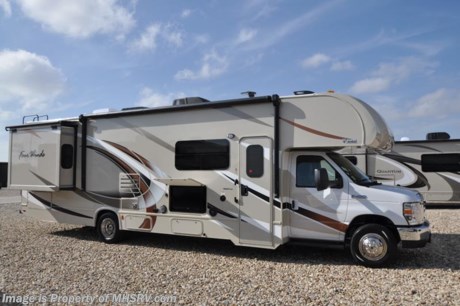/TX 3/13/17 &lt;a href=&quot;http://www.mhsrv.com/thor-motor-coach/&quot;&gt;&lt;img src=&quot;http://www.mhsrv.com/images/sold-thor.jpg&quot; width=&quot;383&quot; height=&quot;141&quot; border=&quot;0&quot;/&gt;&lt;/a&gt; Buy This Unit Now During the World&#39;s RV Show. Online Show Price Available at MHSRV .com Now through April 22nd, 2017 or Call 800-335-6054. Visit MHSRV.com or Call 800-335-6054 for Upfront &amp; Every Day Low Sale Price! #1 Volume Selling Motor Home Dealer &amp; Thor Motor Coach Dealer in the World.  MSRP $112,873. New 2017 Thor Motor Coach Four Winds Class C RV Model 31L with Ford E-450 chassis, Ford Triton V-10 engine &amp; 8,000 lb. trailer hitch. This unit measures approximately 32 feet 7 inches in length with 2 slide-out rooms. Options include the Premier Package which features a solid surface kitchen counter-top, roller shades, electronics power charging station, kitchen water filter system, LED ceiling lights, black tank flush, OTR microwave and a coach radio system with exterior speakers. Additional options include the beautiful HD-Max exterior color, exterior TV, leatherette booth dinette, child safety tether, attic fan, upgraded A/C, second auxiliary battery, spare tire, fully automatic leveling jacks, heated remote exterior mirrors with side cameras, power drivers seat, leatherette driver &amp; passenger seats, cockpit carpet mat and dash applique. The 105,398 Class C RV has an incredible list of standard features for 2017 as well including heated tanks, power windows and locks, power patio awning with integrated LED lighting, roof ladder, in-dash media center w/DVD/CD/AM/FM, deluxe exterior mirrors, oven, skylight above shower, Onan generator, auto transfer switch, cab A/C, battery disconnect switch, auxiliary battery (2 aux. batteries on 31 W model), water heater and the RAPID CAMP remote system. Rapid Camp allows you to operate your slide-out room, generator, power awning, selective lighting and more all from a touchscreen remote control. For more complete details on this unit including brochures, window sticker, videos, photos, reviews &amp; testimonials as well as additional information about Motor Home Specialist and our manufacturers please visit us at MHSRV .com or call 800-335-6054. At Motor Home Specialist we DO NOT charge any prep or orientation fees like you will find at other dealerships. All sale prices include a 200 point inspection, interior &amp; exterior wash, detail service and the only dealer performed and fully automated high pressure rain booth test in the industry. You will also receive a thorough coach orientation with an MHSRV technician, an RV Starter&#39;s kit, a night stay in our delivery park featuring landscaped and covered pads with full hook-ups and much more! Read From Thousands of Testimonials at MHSRV.com and See What They Had to Say About Their Experience at Motor Home Specialist. WHY PAY MORE?... WHY SETTLE FOR LESS?