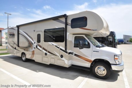 11-13-17 &lt;a href=&quot;http://www.mhsrv.com/thor-motor-coach/&quot;&gt;&lt;img src=&quot;http://www.mhsrv.com/images/sold-thor.jpg&quot; width=&quot;383&quot; height=&quot;141&quot; border=&quot;0&quot; /&gt;&lt;/a&gt;  MSRP $114,763. New 2017 Thor Motor Coach Four Winds Class C RV Model 31E bunk model with Ford E-450 chassis, Ford Triton V-10 engine &amp; 8,000 lb. trailer hitch. This unit measures approximately 32 feet 7 inches in length with a full-wall slide-out room, (2) LCD TVs with DVD player combo in the bunk beds and fully automatic leveling jacks. Options include the Premier Package which features a solid surface kitchen counter-top, roller shades, electronics power charging station, kitchen water filter system, LED ceiling lights, black tank flush, 30&quot; OTR microwave and a coach radio system with exterior speakers. Additional options include the all new HD-Max exterior color, exterior TV, leatherette sofa, leatherette booth dinette with dream dinette, dual child safety tethers, attic fan, upgraded A/C, second auxiliary battery, spare tire, heated remote exterior mirrors with side cameras, power drivers seat, leatherette driver &amp; passenger chairs, cockpit carpet mat and dash applique. The Four Winds Class C RV has an incredible list of standard features for 2017 as well including heated tanks, power windows and locks, power patio awning with integrated LED lighting, roof ladder, in-dash media center w/DVD/CD/AM/FM &amp; Bluetooth, deluxe exterior mirrors, oven, microwave, power vent in bath, skylight above shower, Onan generator, auto transfer switch, cab A/C, battery disconnect switch, auxiliary battery (2 aux. batteries on 31 W model), water heater and the RAPID CAMP remote system. Rapid Camp allows you to operate your slide-out room, generator, power awning, selective lighting and more all from a touchscreen remote control. For more complete details on this unit and our entire inventory including brochures, window sticker, videos, photos, reviews &amp; testimonials as well as additional information about Motor Home Specialist and our manufacturers please visit us at MHSRV.com or call 800-335-6054. At Motor Home Specialist, we DO NOT charge any prep or orientation fees like you will find at other dealerships. All sale prices include a 200-point inspection, interior &amp; exterior wash, detail service and a fully automated high-pressure rain booth test and coach wash that is a standout service unlike that of any other in the industry. You will also receive a thorough coach orientation with an MHSRV technician, an RV Starter&#39;s kit, a night stay in our delivery park featuring landscaped and covered pads with full hook-ups and much more! Read Thousands upon Thousands of 5-Star Reviews at MHSRV.com and See What They Had to Say About Their Experience at Motor Home Specialist. WHY PAY MORE?... WHY SETTLE FOR LESS?