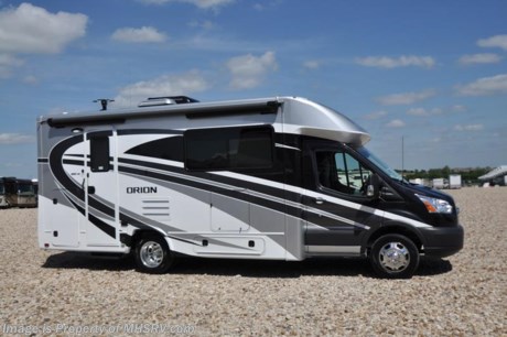 3-5-18 &lt;a href=&quot;http://www.mhsrv.com/coachmen-rv/&quot;&gt;&lt;img src=&quot;http://www.mhsrv.com/images/sold-coachmen.jpg&quot; width=&quot;383&quot; height=&quot;141&quot; border=&quot;0&quot;&gt;&lt;/a&gt; MSRP $103,630. The All New 2018 Coachmen Orion 24RB is approximately 24 feet in length with a slide and is powered by a V6 engine. This RV features Orion Banner Package which includes a back up camera &amp; monitor, power awning, interior &amp; exterior LED TVs, towing hitch, exterior TV, coach TV &amp; DVD, solar ready, power tower, Onan generator, window shades, and the Travel Easy Roadside Assistance Program. Options include the full body paint exterior, twin bed with power head raising system, power vent fan and aluminum rims. For more complete details on this unit and our entire inventory including brochures, window sticker, videos, photos, reviews &amp; testimonials as well as additional information about Motor Home Specialist and our manufacturers please visit us at MHSRV.com or call 800-335-6054. At Motor Home Specialist, we DO NOT charge any prep or orientation fees like you will find at other dealerships. All sale prices include a 200-point inspection, interior &amp; exterior wash, detail service and a fully automated high-pressure rain booth test and coach wash that is a standout service unlike that of any other in the industry. You will also receive a thorough coach orientation with an MHSRV technician, an RV Starter&#39;s kit, a night stay in our delivery park featuring landscaped and covered pads with full hook-ups and much more! Read Thousands upon Thousands of 5-Star Reviews at MHSRV.com and See What They Had to Say About Their Experience at Motor Home Specialist. WHY PAY MORE?... WHY SETTLE FOR LESS?