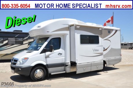 &lt;a href=&quot;http://www.mhsrv.com/other-rvs-for-sale/winnebago-rvs/&quot;&gt;&lt;img src=&quot;http://www.mhsrv.com/images/sold-winnebago.jpg&quot; width=&quot;383&quot; height=&quot;141&quot; border=&quot;0&quot; /&gt;&lt;/a&gt;
2009 Winnebago View with slide, model 24J: Only 13,100 miles! This RV is approximately 24&#39; in length and features a powerful Mercedes Diesel engine, Sprinter chassis, automatic trans, Onan generator and a flat panel TV. For complete details visit Motor Home Specialist at www.MHSRV.com or 800-335-6054: The #1 Volume Selling Texas RV Dealer. For complete details visit Motor Home Specialist at www.MHSRV.com or 800-335-6054: The #1 Volume Selling RV Dealer in Texas.