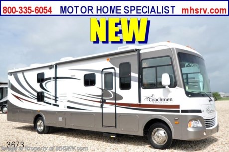 &lt;a href=&quot;http://www.mhsrv.com/inventory_mfg.asp?brand_id=113&quot;&gt;&lt;img src=&quot;http://www.mhsrv.com/images/sold-coachmen.jpg&quot; width=&quot;383&quot; height=&quot;141&quot; border=&quot;0&quot; /&gt;&lt;/a&gt; Mississippi RV Sales - 2011 Coachmen Mirada Bunk House RV: Model 34BH. This RV measures approximately 34’ 9” in length. Optional equipment includes: Upgraded partial exterior paint with high gloss sidewalls (Lamalux 4000), a second auxiliary battery, valve stem extensions, TV/DVD players for each bunk bed, separate DVD player in bedroom, back-up &amp; side view cameras, dual pane windows, power awning and beautiful wood package. The new 2011 Mirada also features a V-10 Ford, automatic leveling system, 1-piece windshield, 