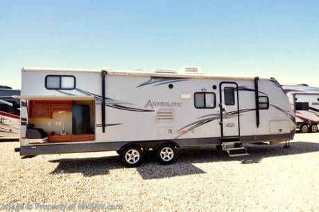 /TX 12/30/16 &lt;a href=&quot;http://www.mhsrv.com/travel-trailers/&quot;&gt;&lt;img src=&quot;http://www.mhsrv.com/images/sold-traveltrailer.jpg&quot; width=&quot;383&quot; height=&quot;141&quot; border=&quot;0&quot;/&gt;&lt;/a&gt;   Used Dutchmen RV for Sale- 2012 Dutchmen Aerolite 315BH is approximately 30 feet 10 inches in length with a slide, power patio awning, gas/electric water heater, pass-thru storage, aluminum wheels, exterior speakers, night shades, microwave, 3 burner range with oven, sink covers, all in 1 bath, pillow top mattress, bunk beds, exterior kitchen, ducted A/C and much more. For additional information and photos please visit Motor Home Specialist at www.MHSRV.com or call 800-335-6054.