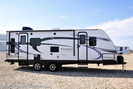 /AR 3/6/17 &lt;a href=&quot;http://www.mhsrv.com/travel-trailers/&quot;&gt;&lt;img src=&quot;http://www.mhsrv.com/images/sold-traveltrailer.jpg&quot; width=&quot;383&quot; height=&quot;141&quot; border=&quot;0&quot;/&gt;&lt;/a&gt; Used keystone RV for Sale- 2015 Keystone Passport 2450RL is approximately 25 feet 4 inches in length with a slide, power patio awning, gas/electric water heater, pass-thru storage, aluminum wheels, black tank rinsing system, exterior shower, exterior speakers, exterior grill, booth converts to sleeper, night shades, microwave, 3 burner range with oven, sink covers, glass door shower, pillow top mattress, ducted A/C and much more. For additional information and photos please visit Motor Home Specialist at www.MHSRV.com or call 800-335-6054.